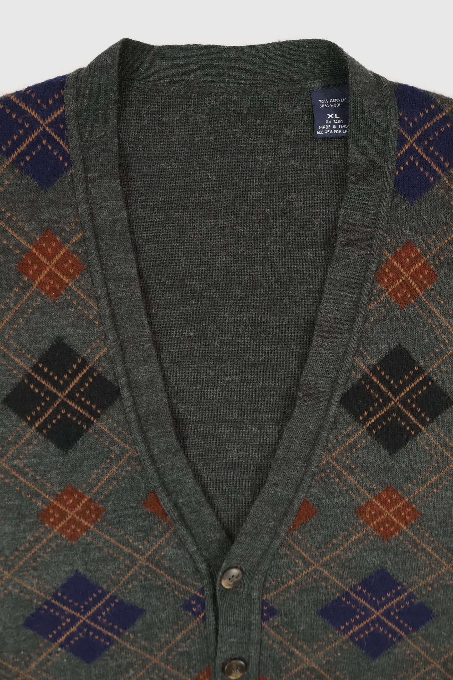 Vintage Argyle Sweater Vest Image 3