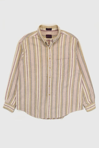 Vintage Stripped Button-Down Shirt