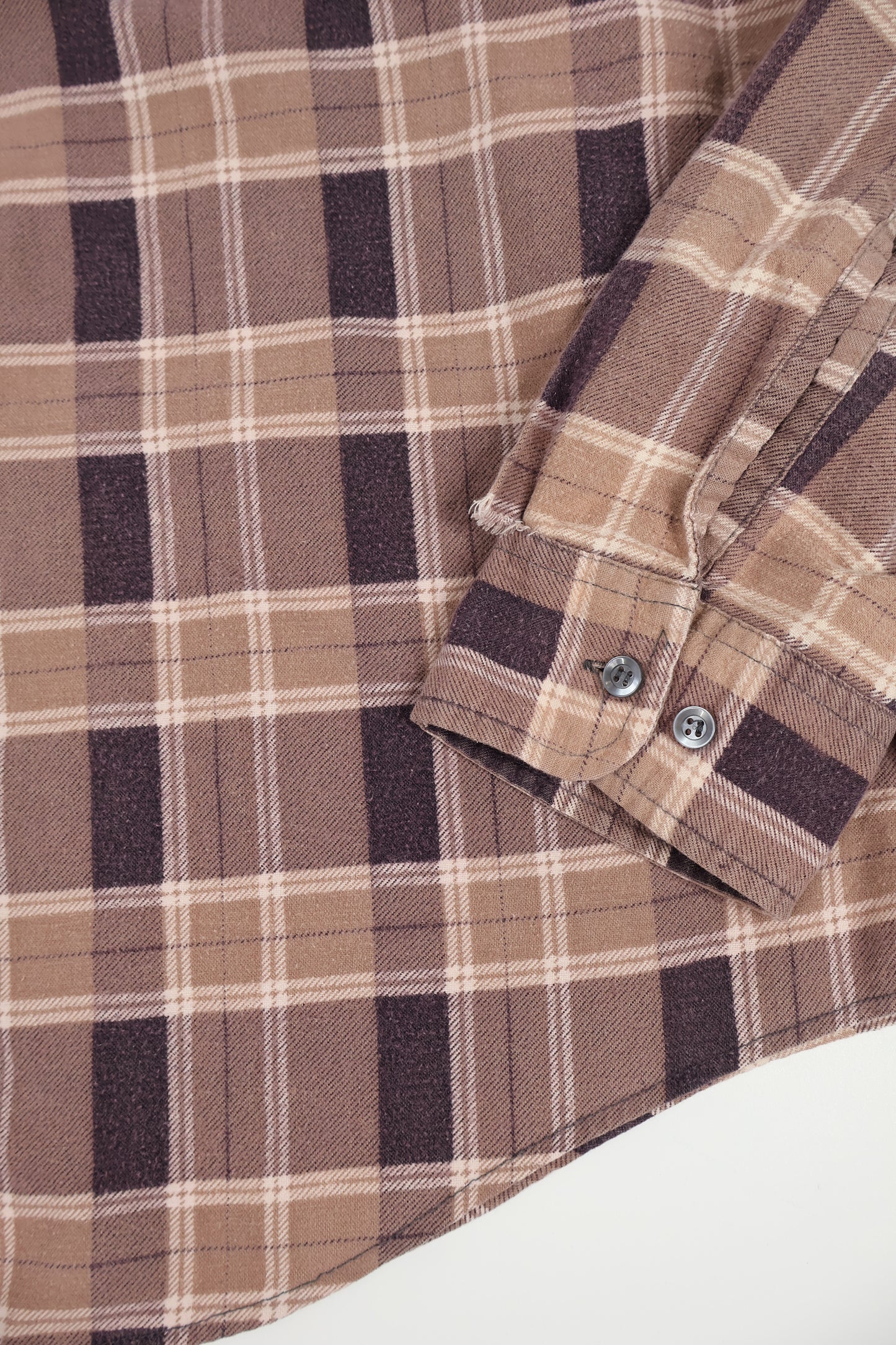 Vintage Lightweight Flannel Button-Down Shirt Image 3