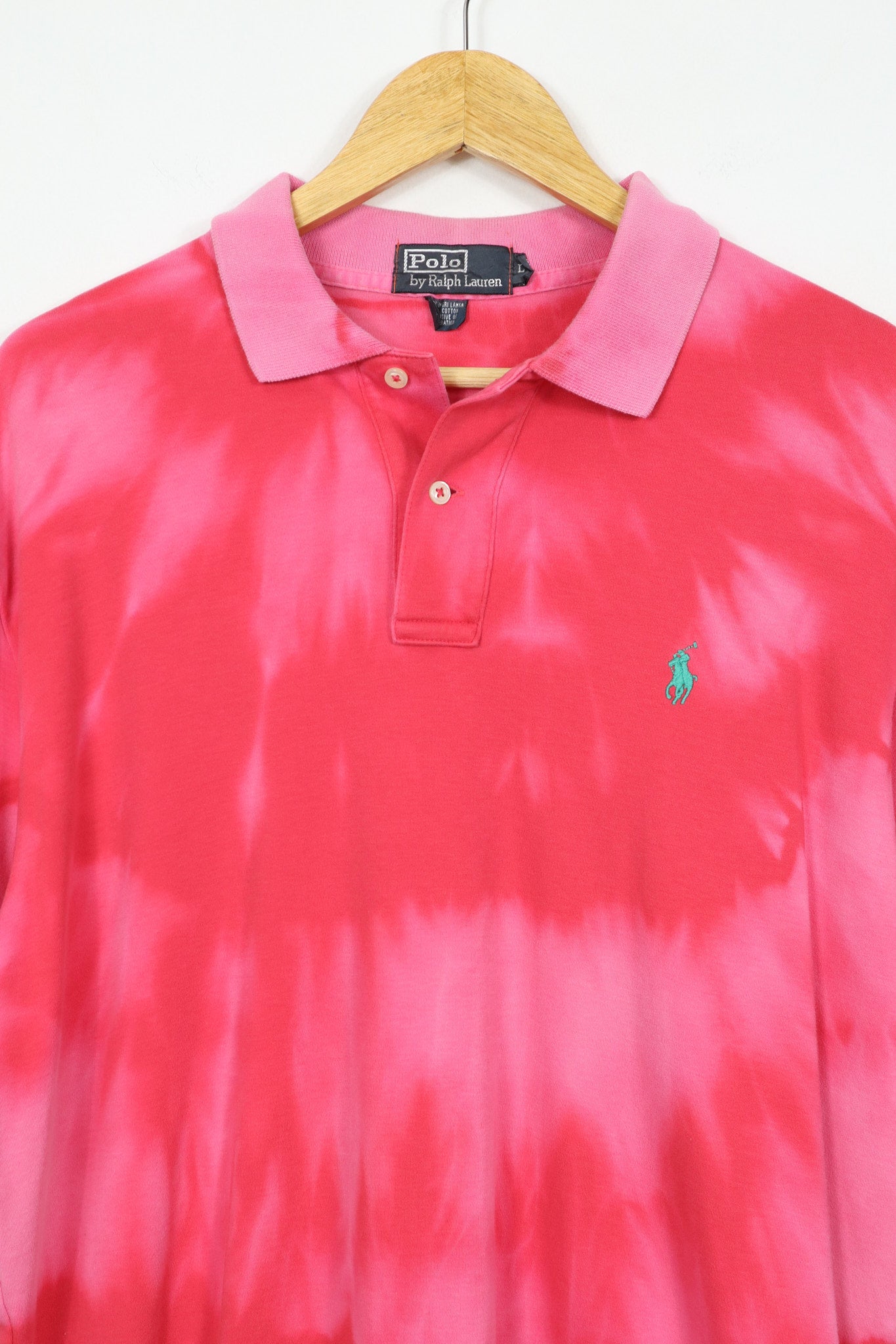 Reworked Bleached Ralph Lauren Polo