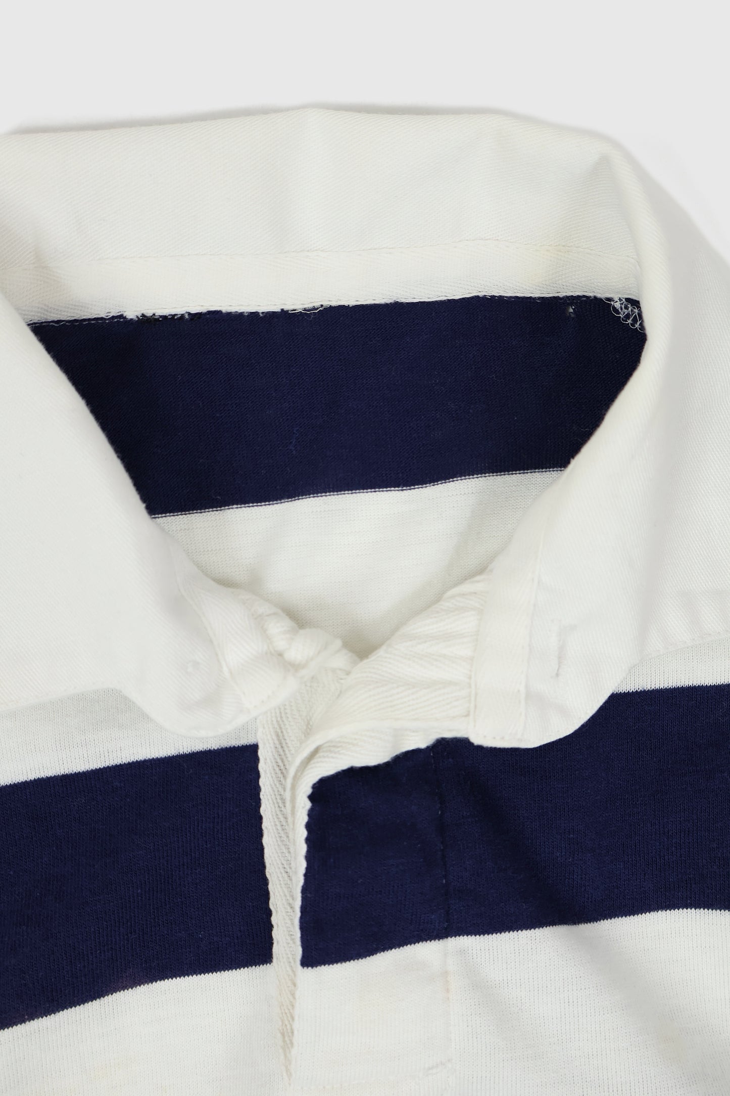 Vintage Long Sleeve Striped Polo