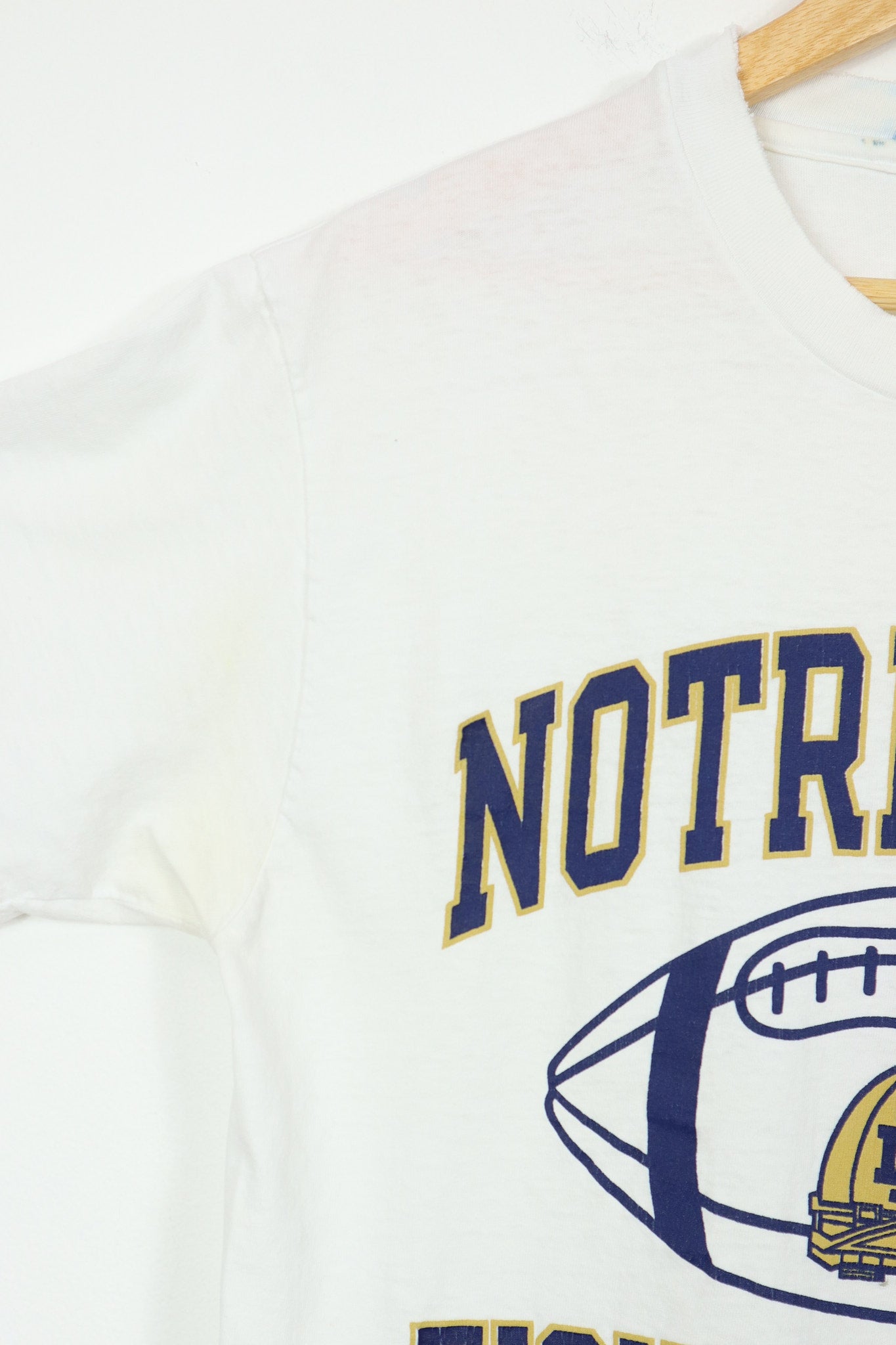 Vintage Notre Dame Fighting Irish Football Tee
