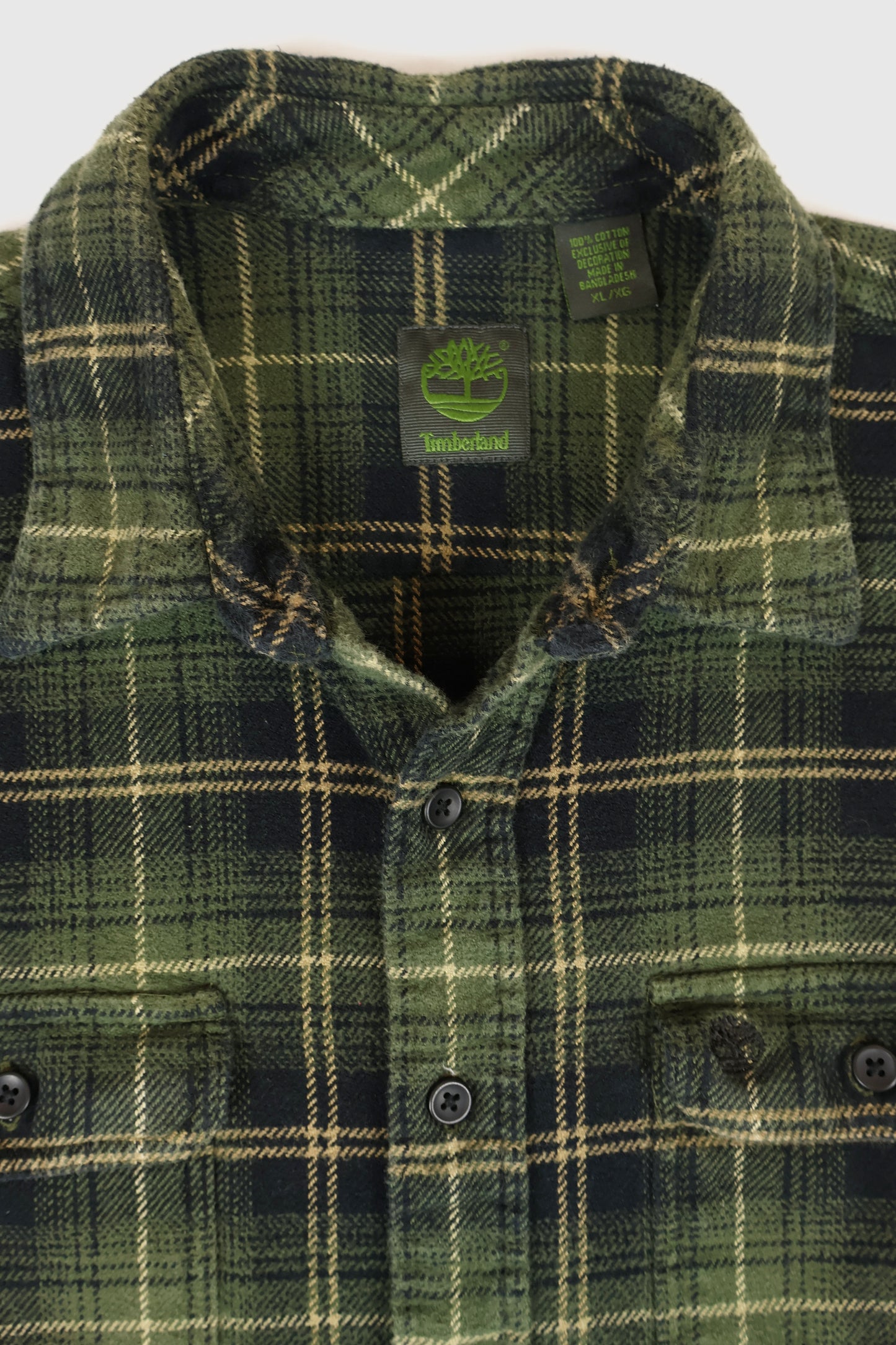 Vintage Timberland Heavyweight Button-Down Shirt Image 2