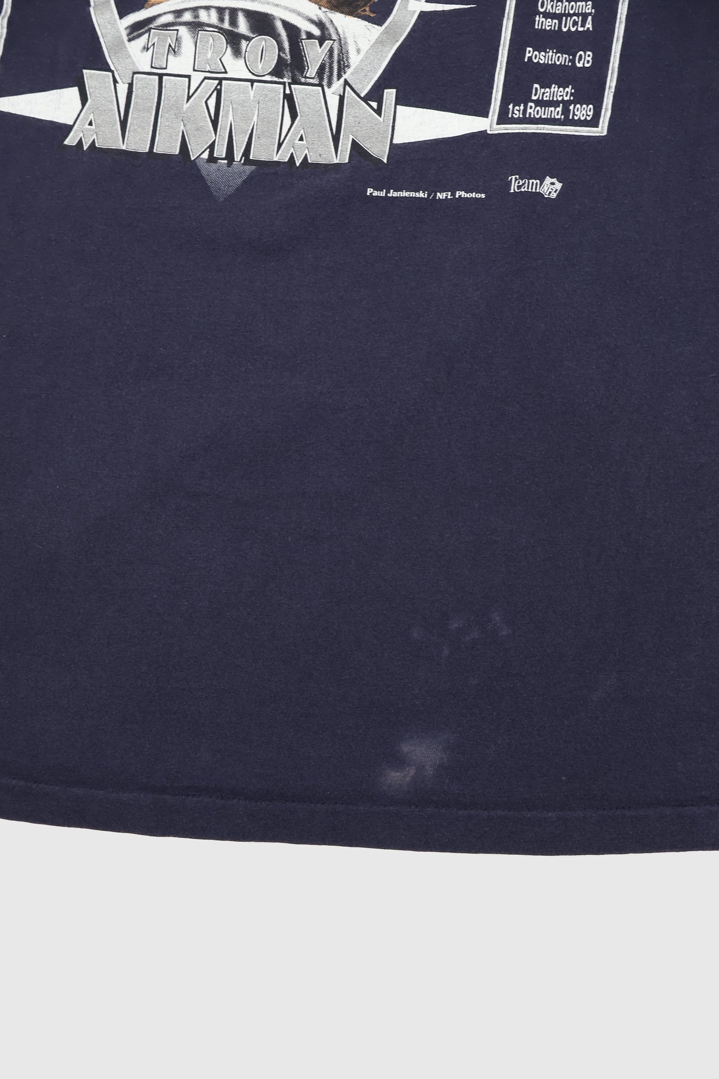 Vintage Troy Aikman Dallas Cowboys Tee Image 4