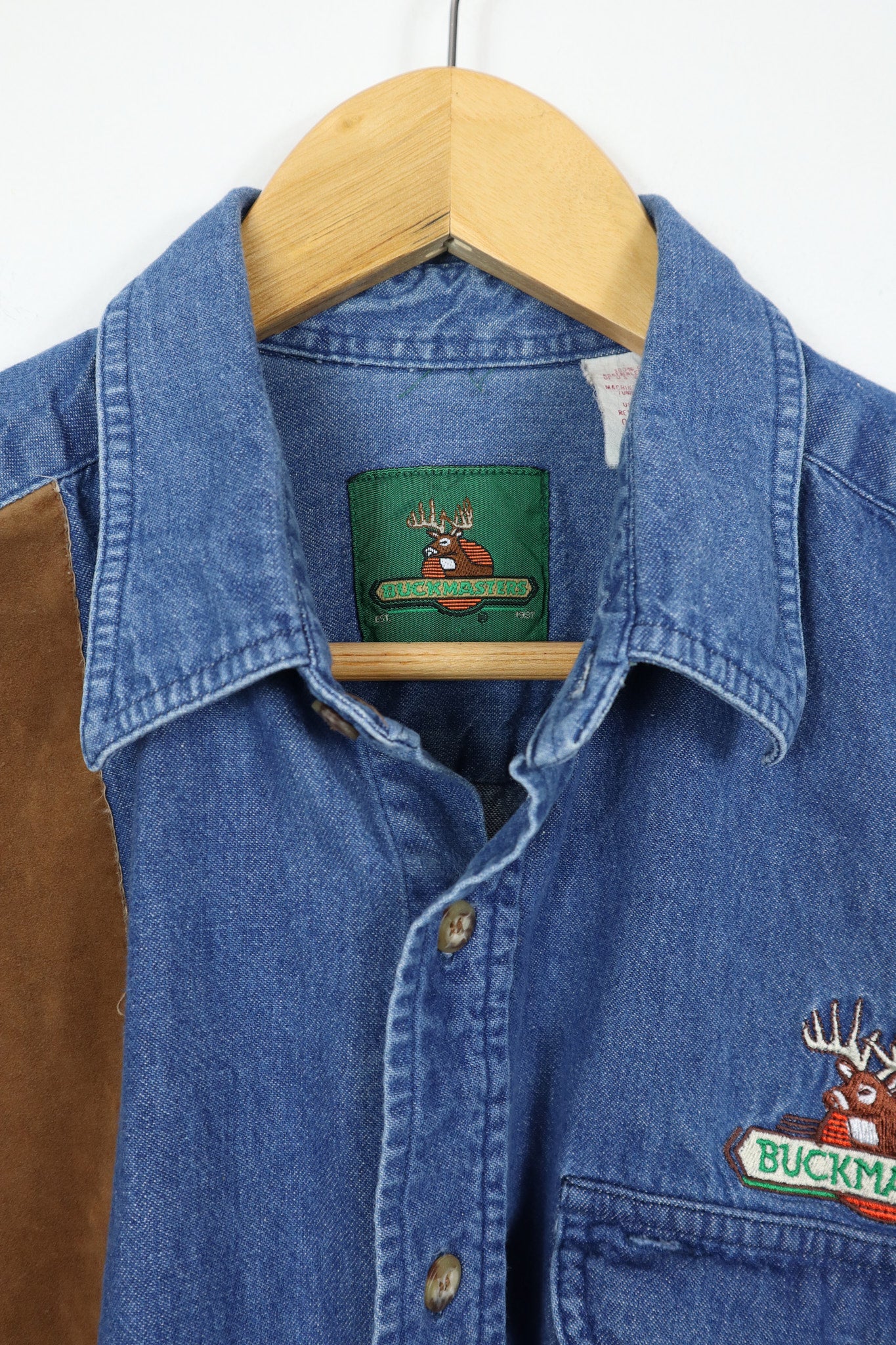 Vintage Buckmaster Denim Button-Down Shirt