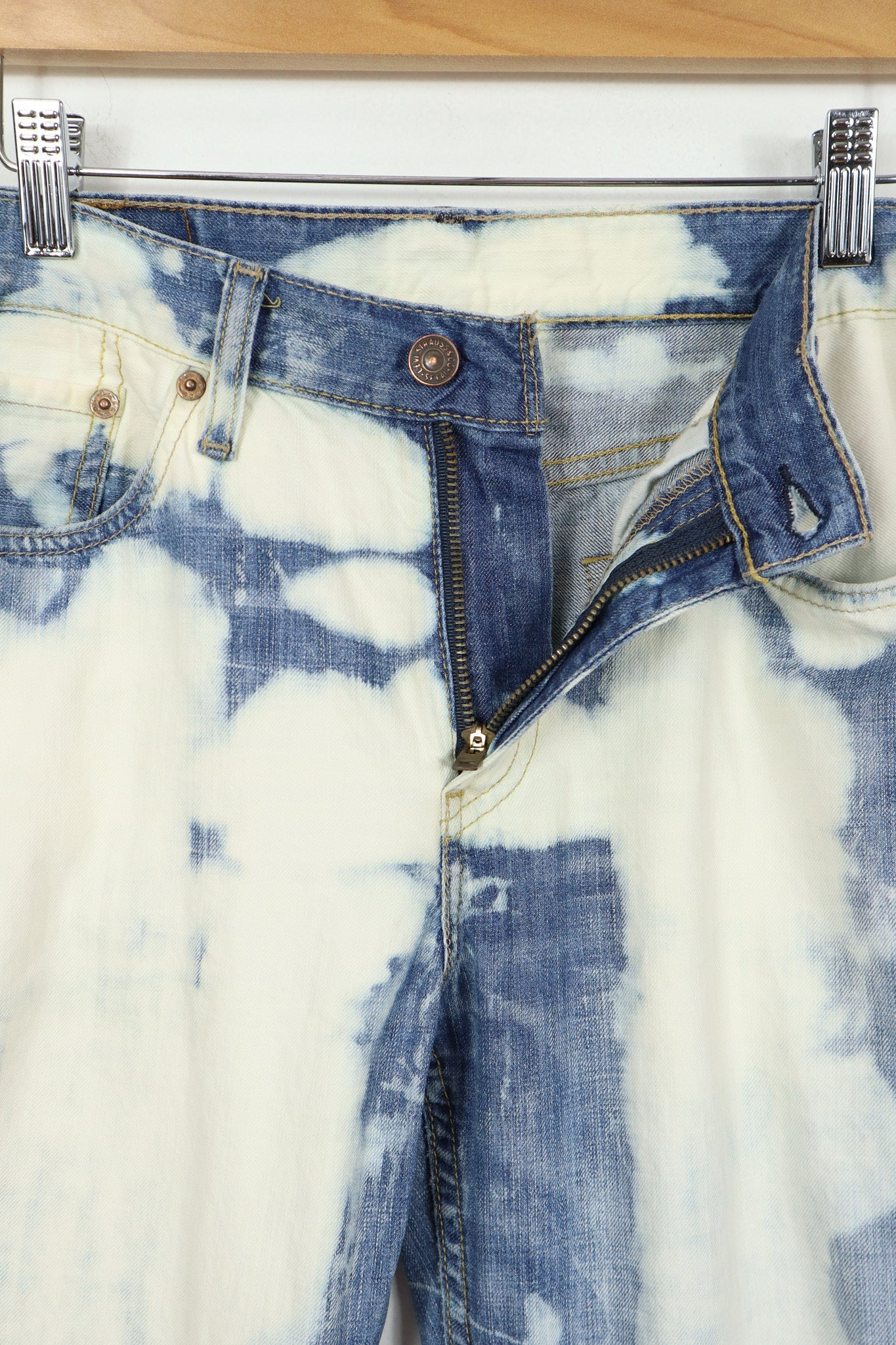 Vintage Levi's 514 Straight Fit Bleached Jeans