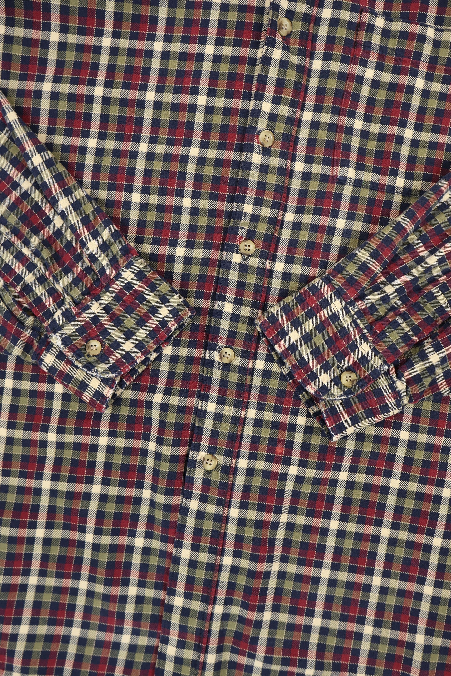 Vintage Distressed Button-Down Shirt Image 3