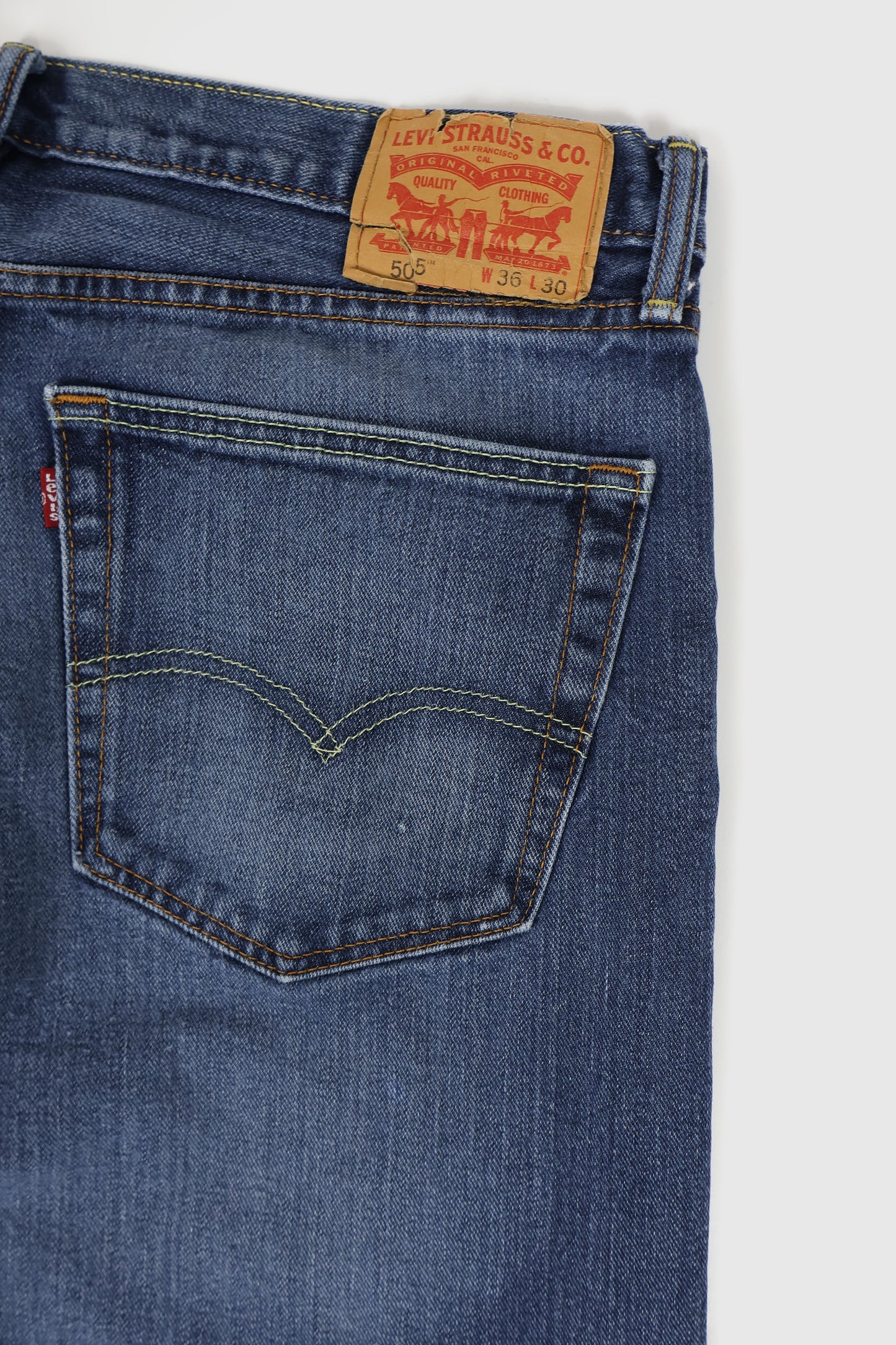 Vintage Levi's 505 Straight Fit Jeans 02