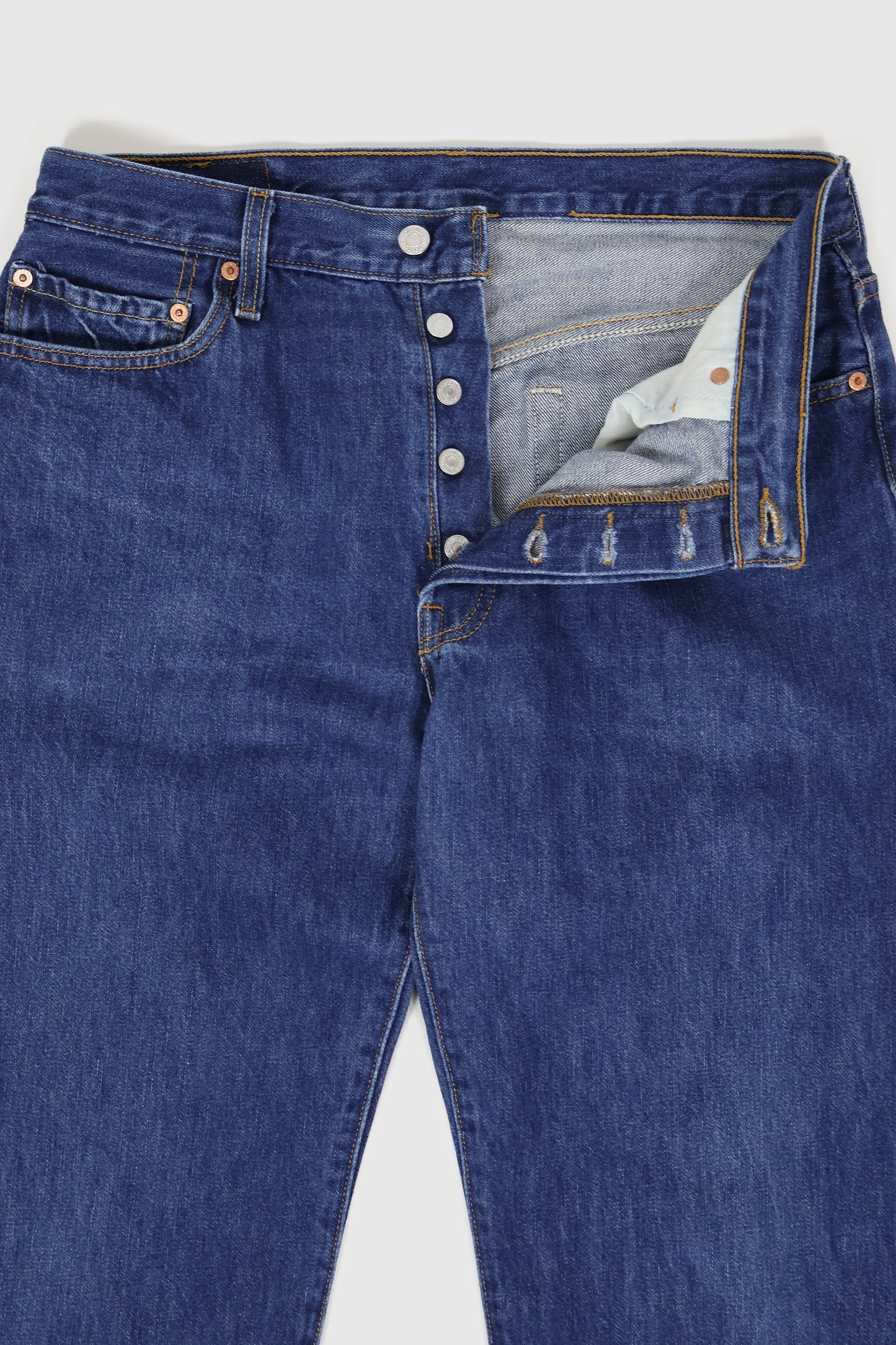 Vintage Levi's 501 Dark Wash Button-Fly Jeans
