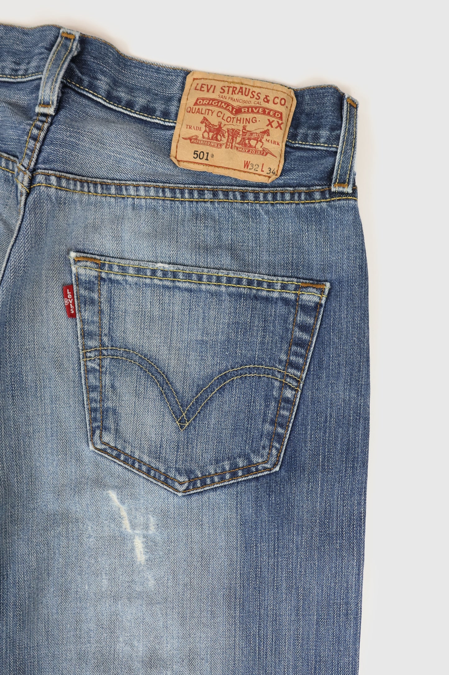 Vintage Levi's 501 Button-Fly Jeans Image 4