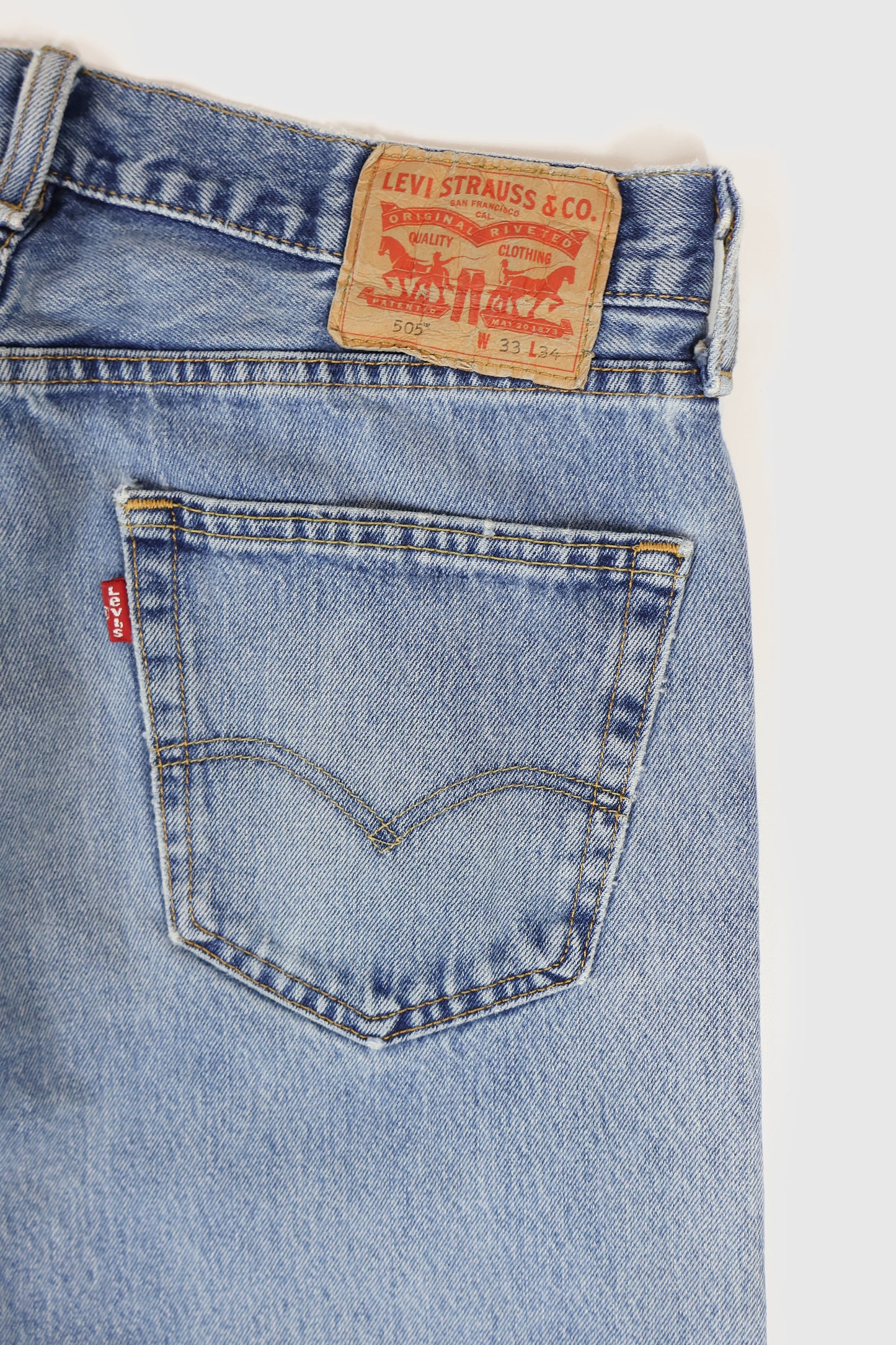Vintage Levi's 505 Straight Fit Jeans Image 3