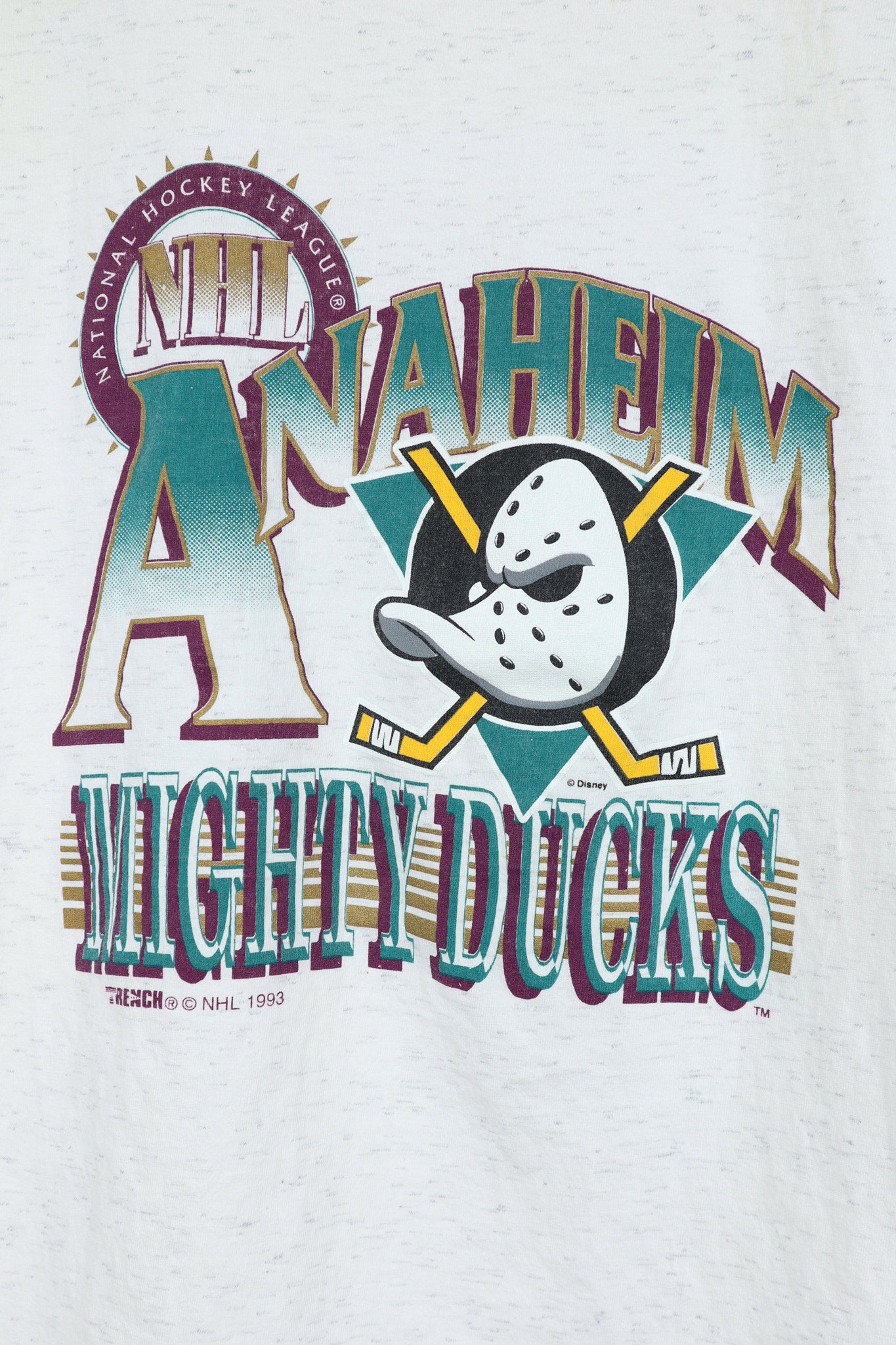 Vintage 1993 Deadstock Anaheim Mighty Ducks Tee