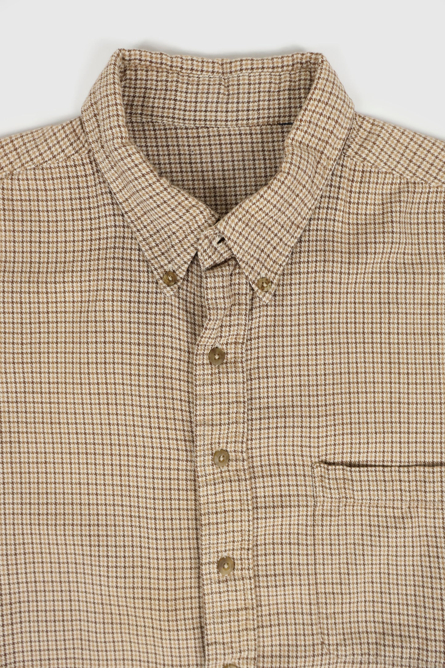 Vintage Mini Houndstooth Button-Down Shirt