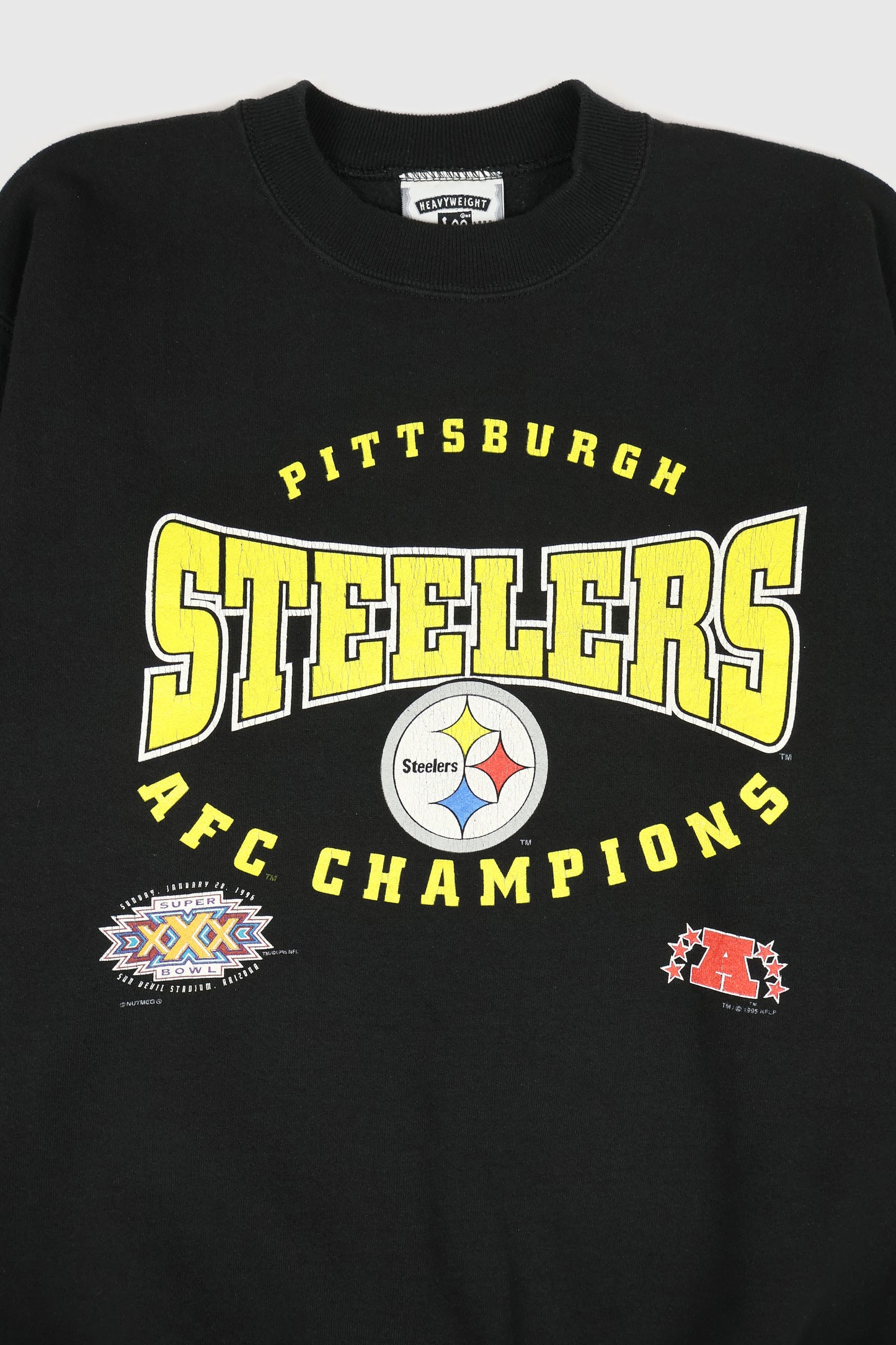 Vintage Pittsburgh Steelers AFC Champions Crewneck Image 1