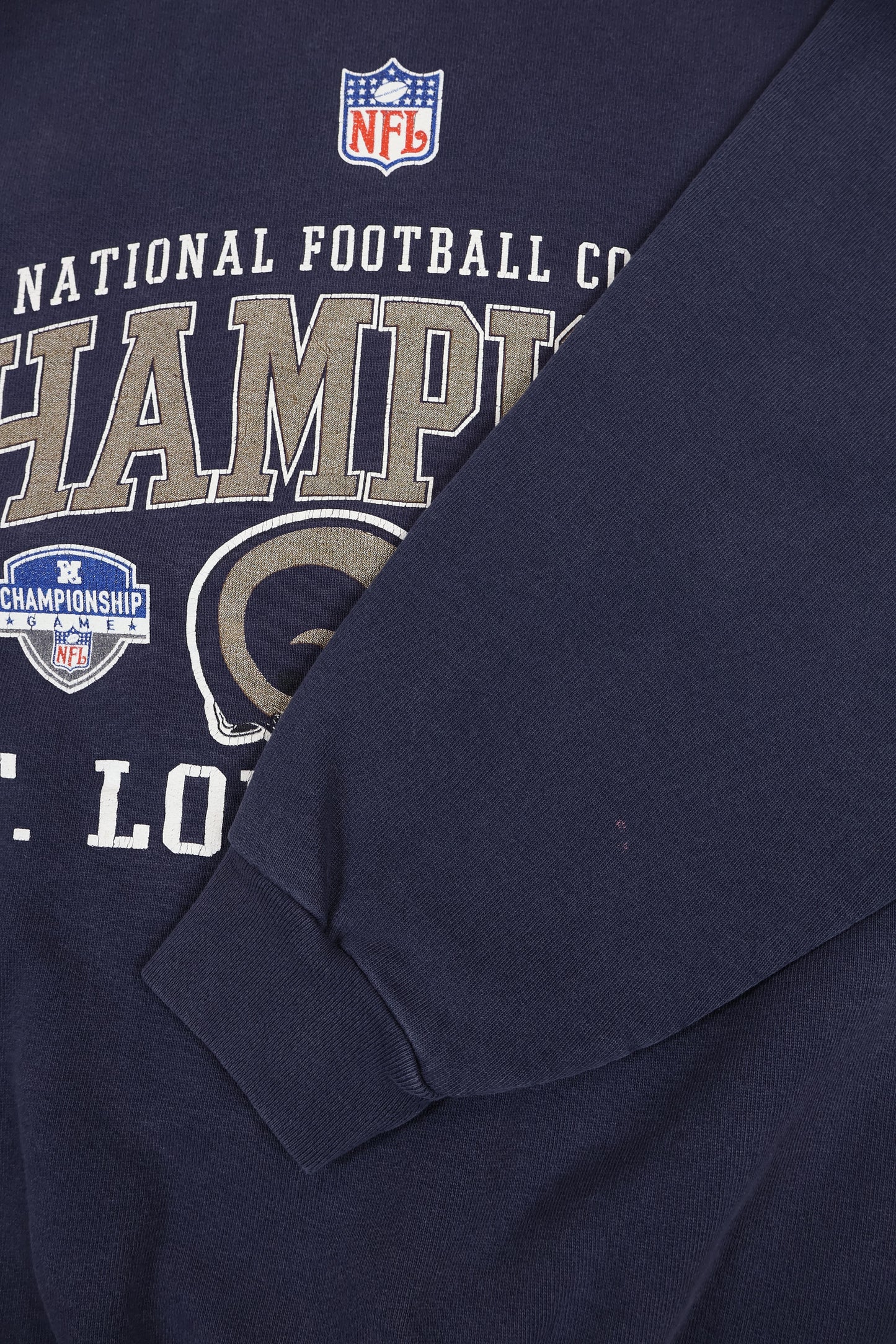 Vintage St. Louis Rams 2001 NFC Champions Crewneck Image 3