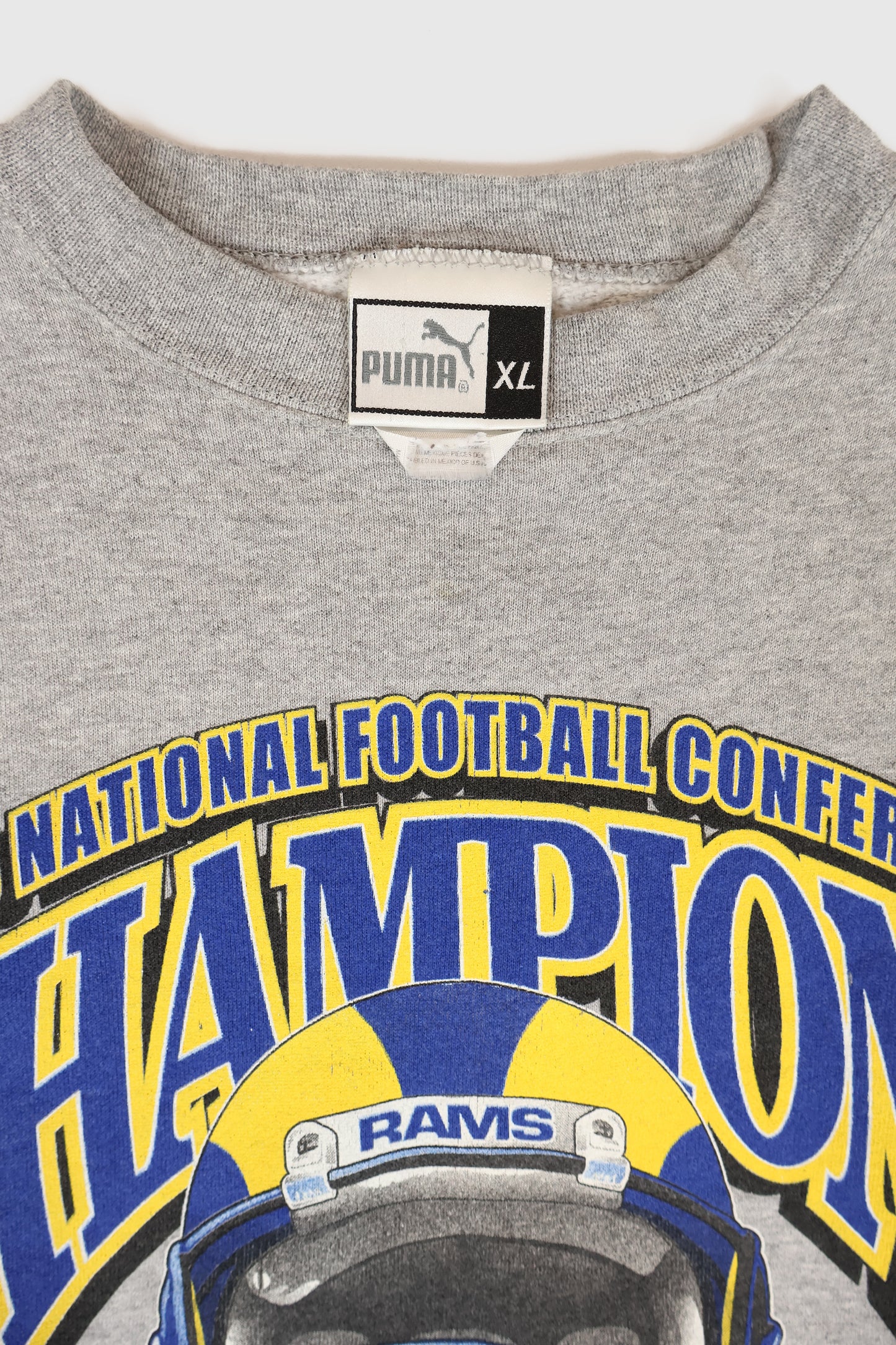 Vintage St. Louis Rams 1999 NFC Champions Crewneck Image 2