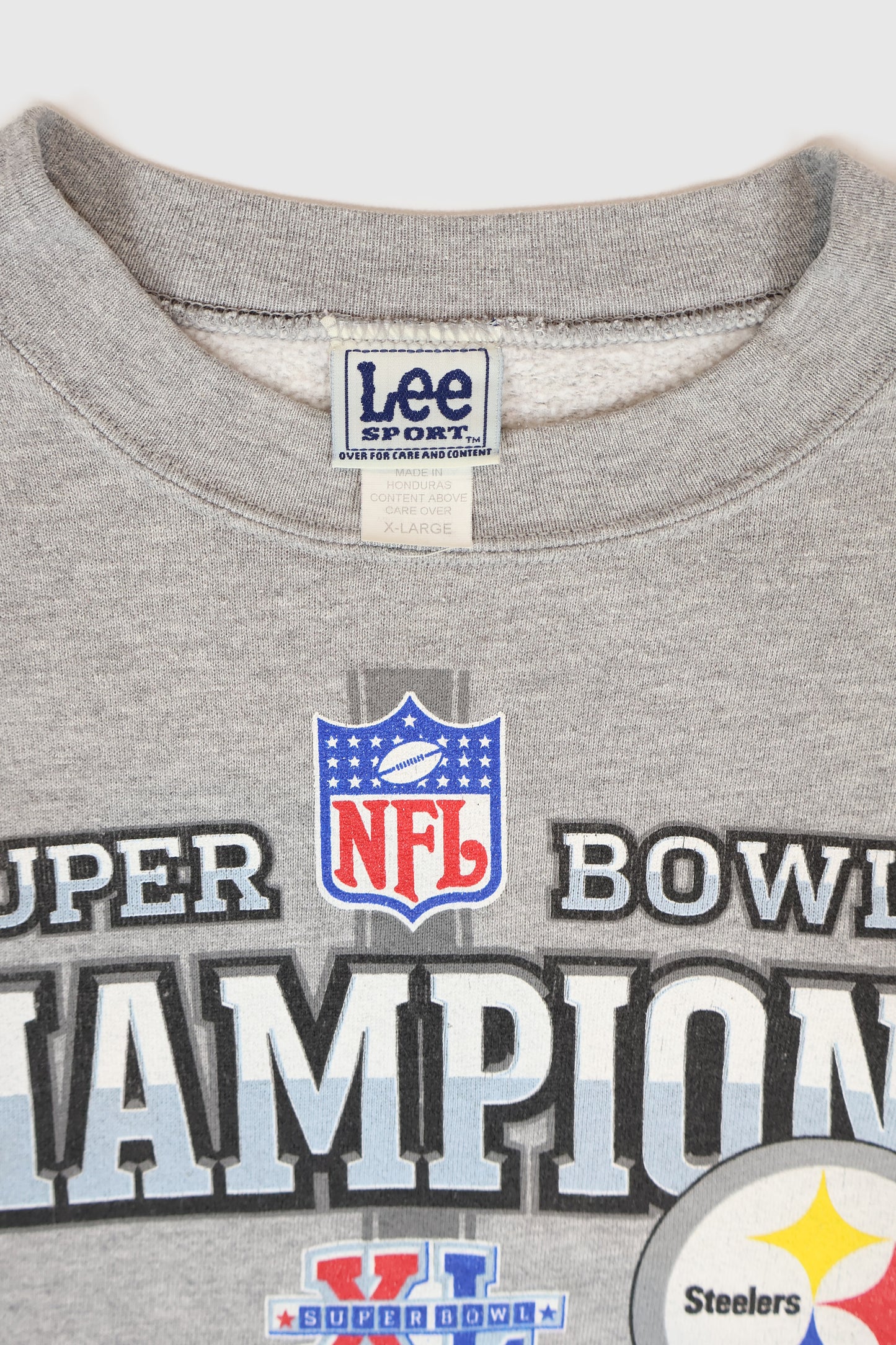 Vintage Pittsburgh Steelers Super Bowl XL Champions Crewneck Image 2