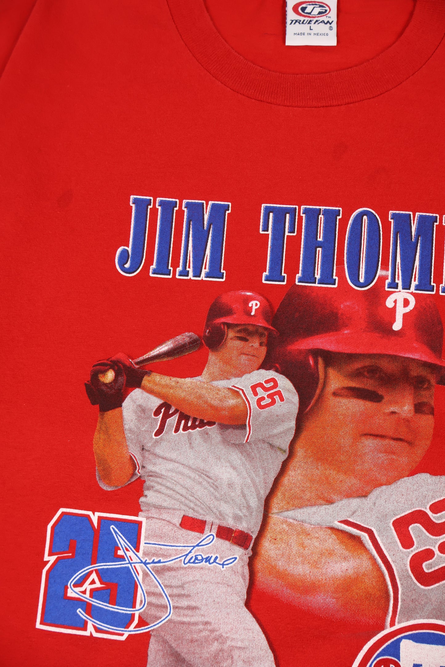 Vintage Jim Thome Philadelphia Phillies Tee Image 3