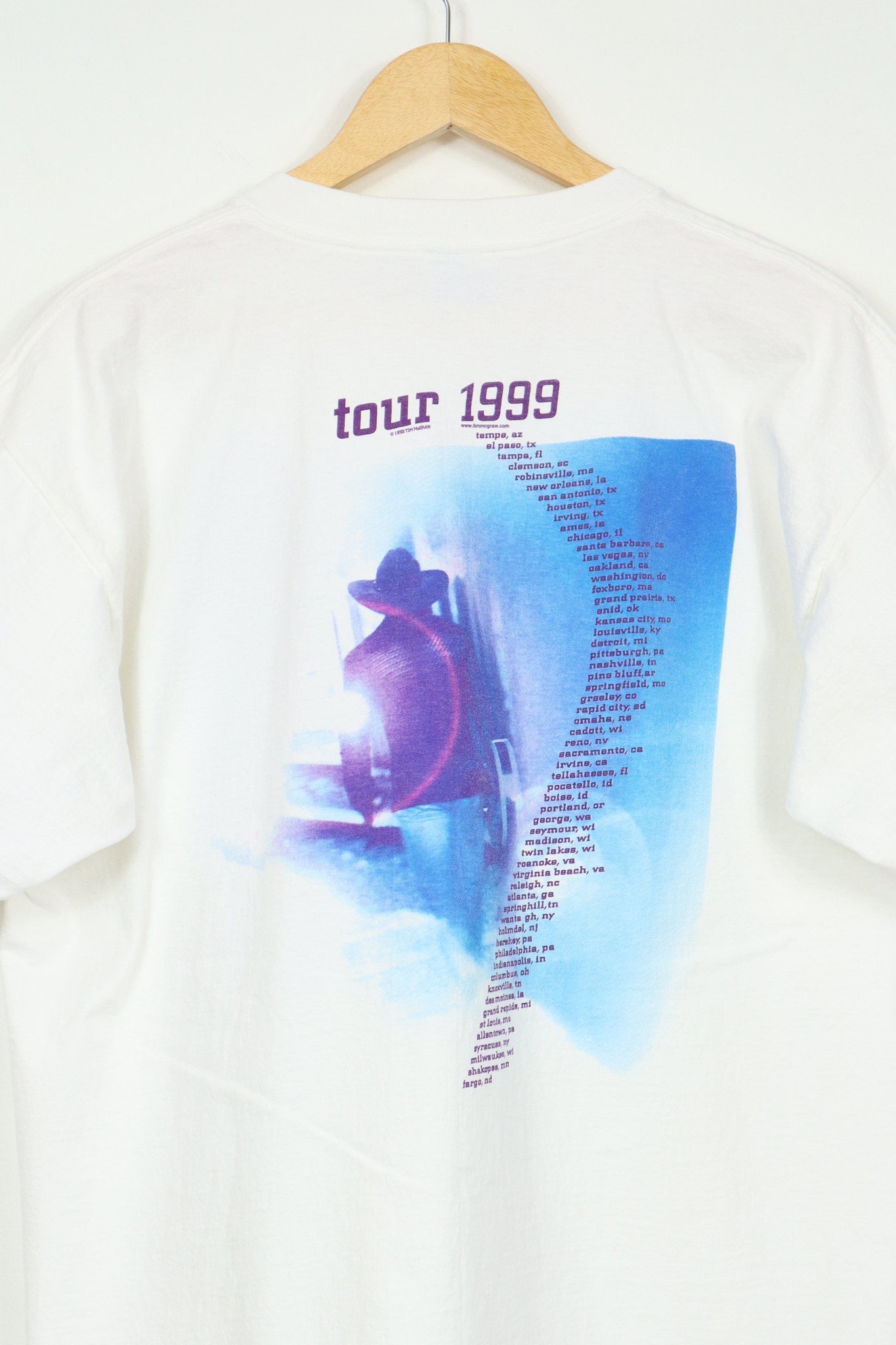 Vintage Tim McGraw A Place in the Sun 1999 Tour Tee