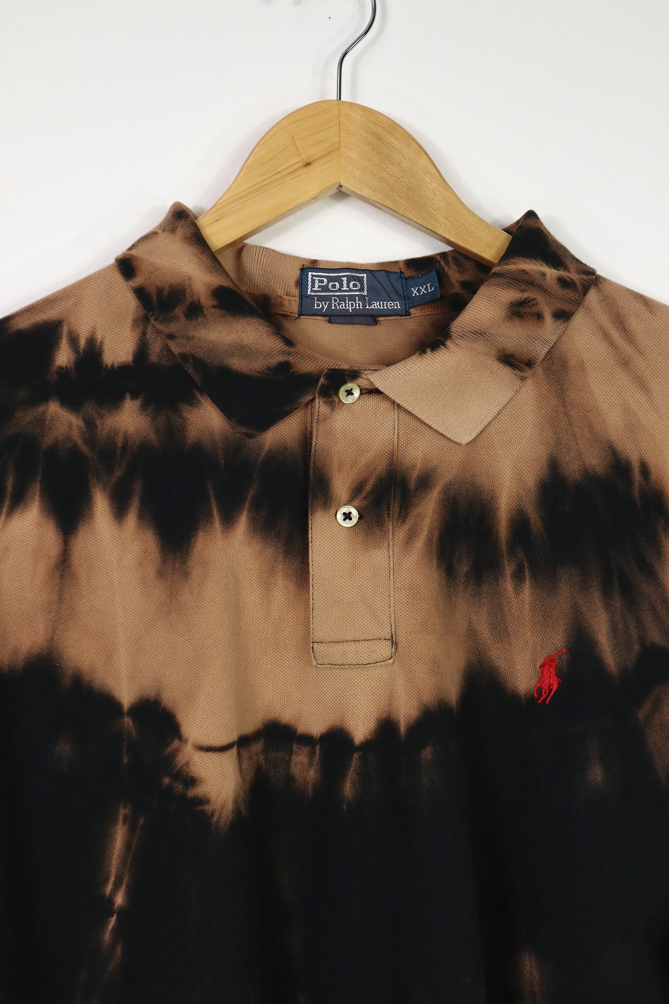 Upcycled Bleached Ralph Lauren Polo 004