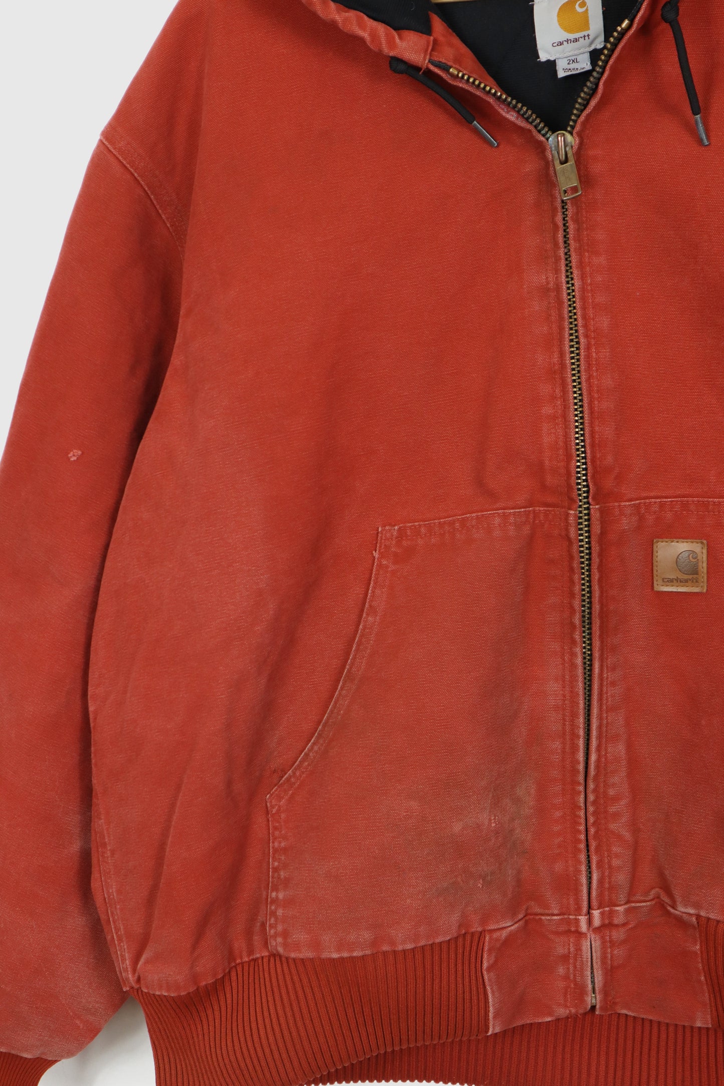 Vintage Carhartt Orange Full Zip Jacket
