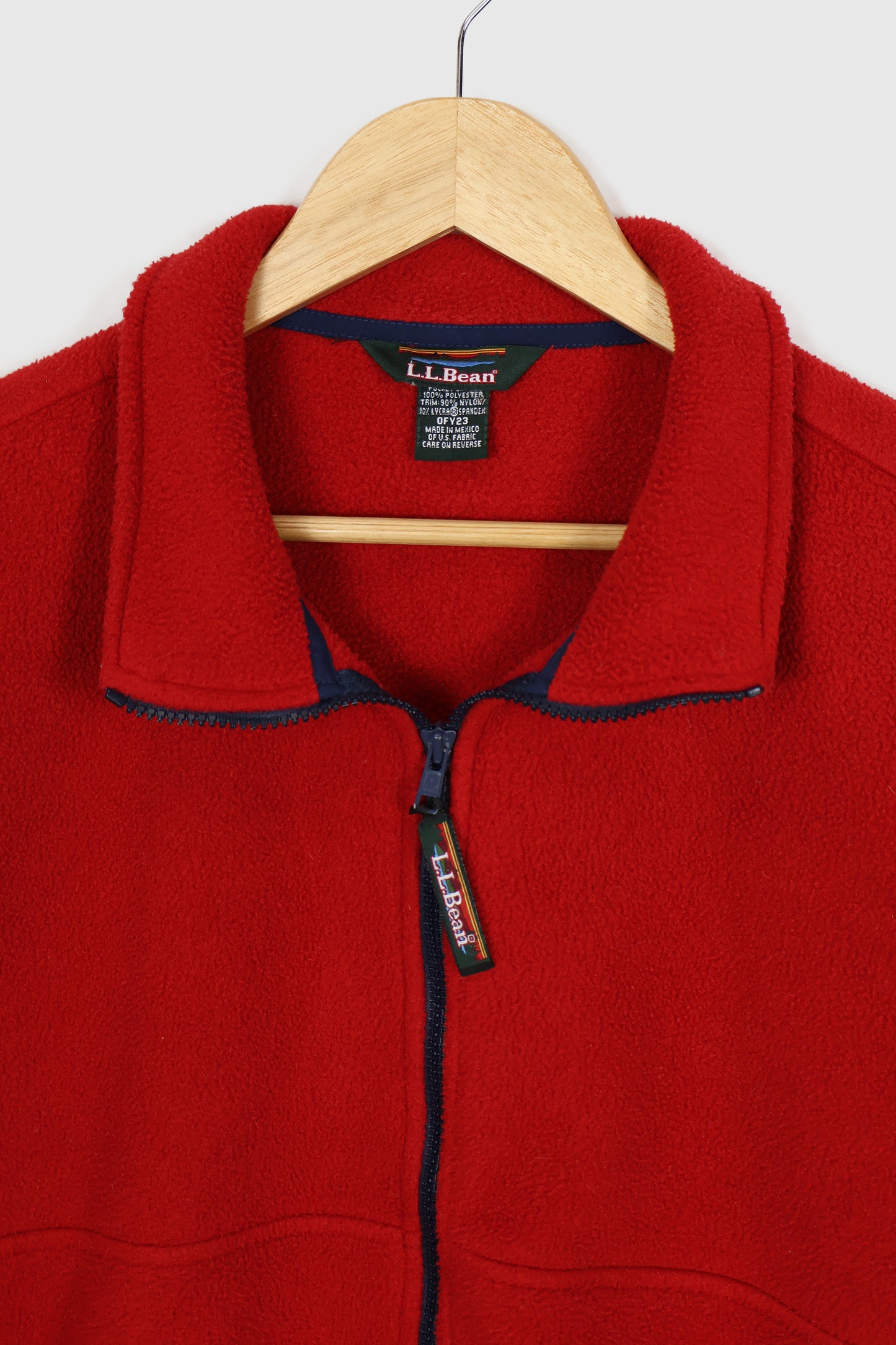 Vintage L.L. Bean Full Zip Fleece Jacket