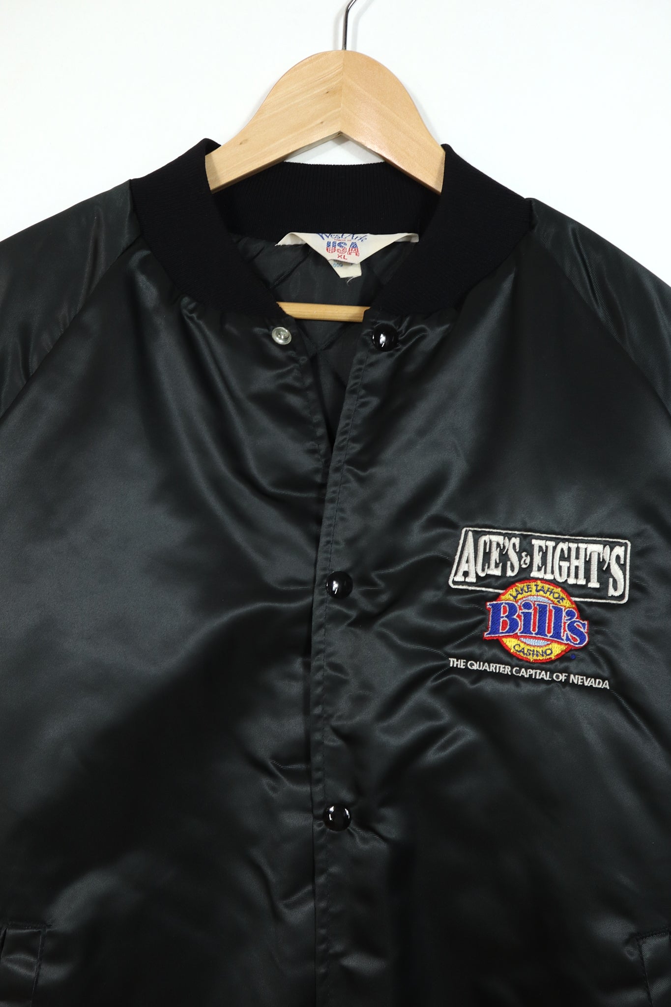 Vintage Snap Button Aces & Eights Jacket