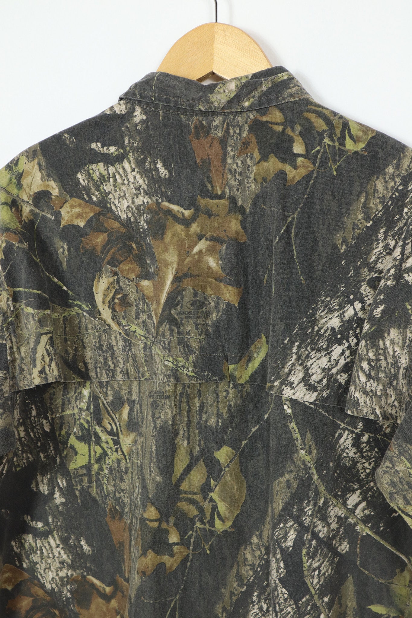 Vintage Lightweight Camo Button-Down Shirt
