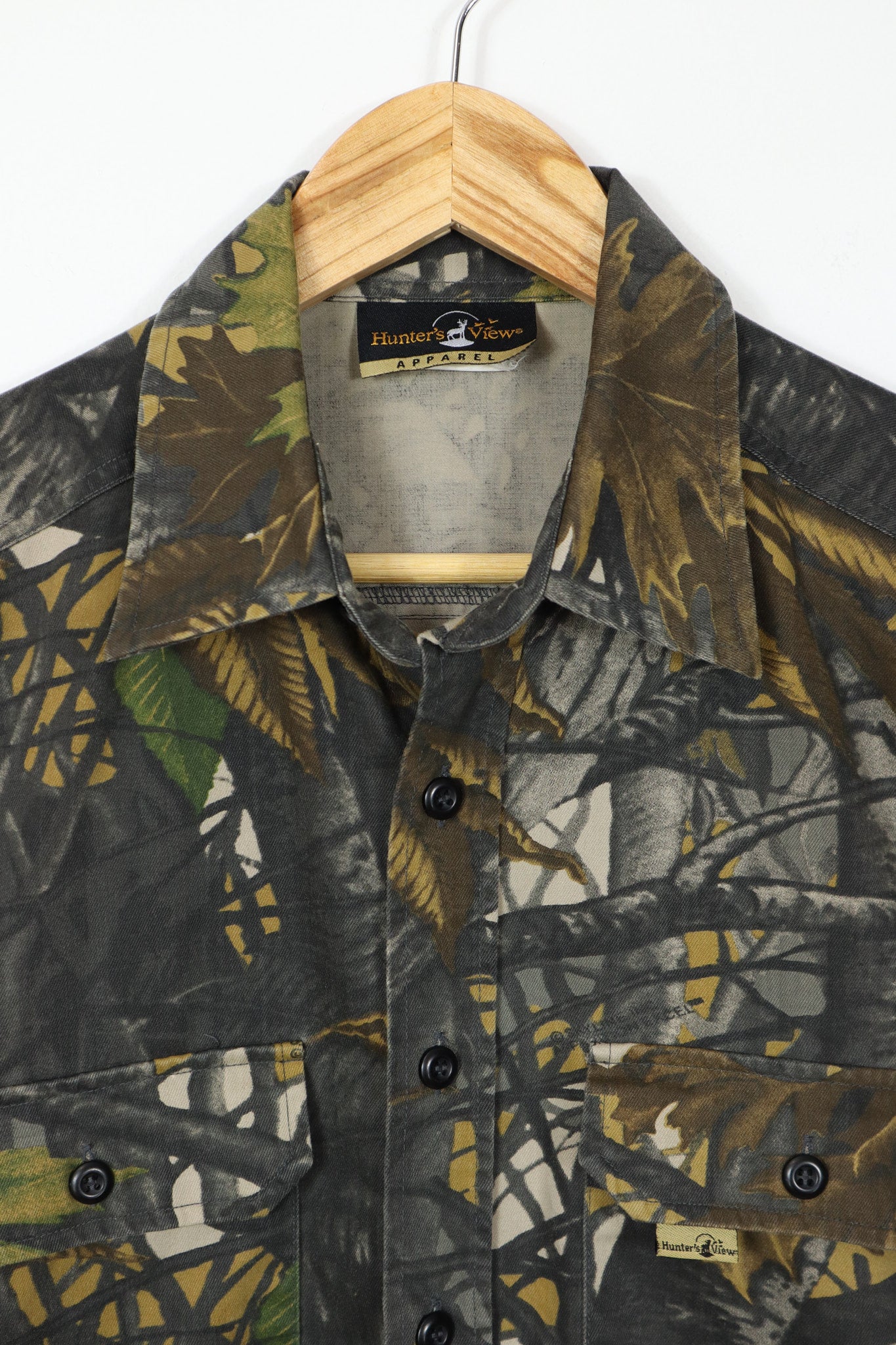 Vintage Camo Button-Down Shirt 008