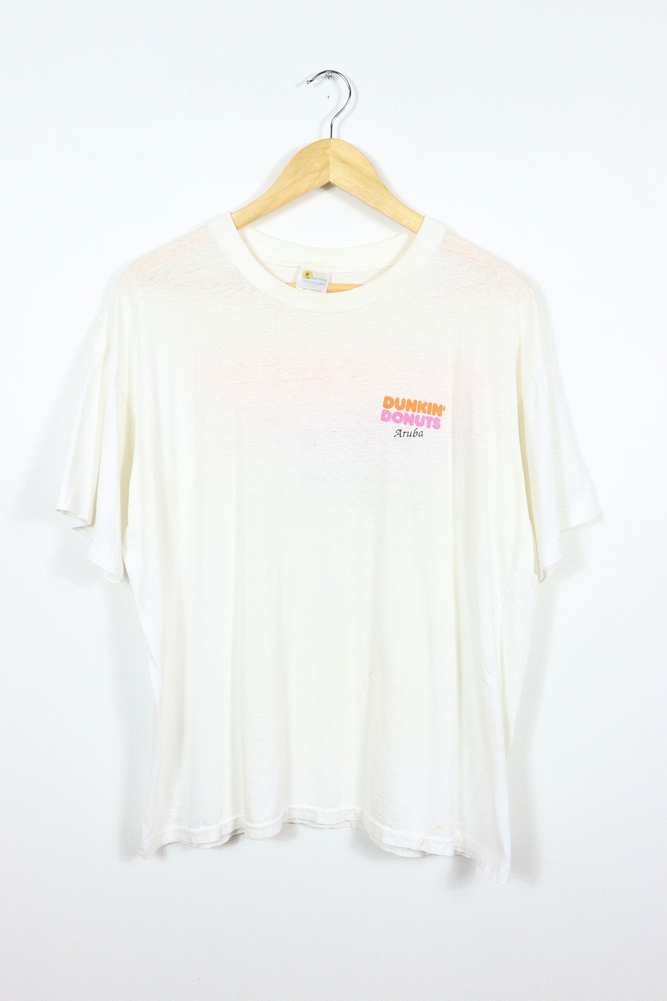 Vintage Threadbare Dunkin' Donut Aruba Tee
