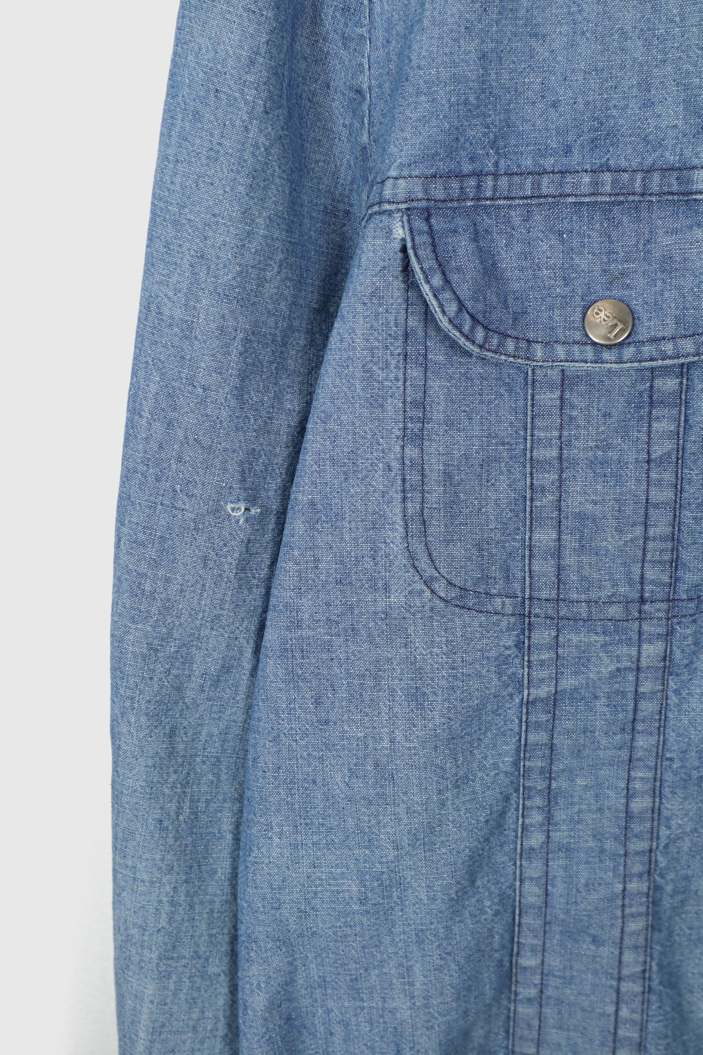 Vintage Lee Lightweight Snap Button Denim Jacket