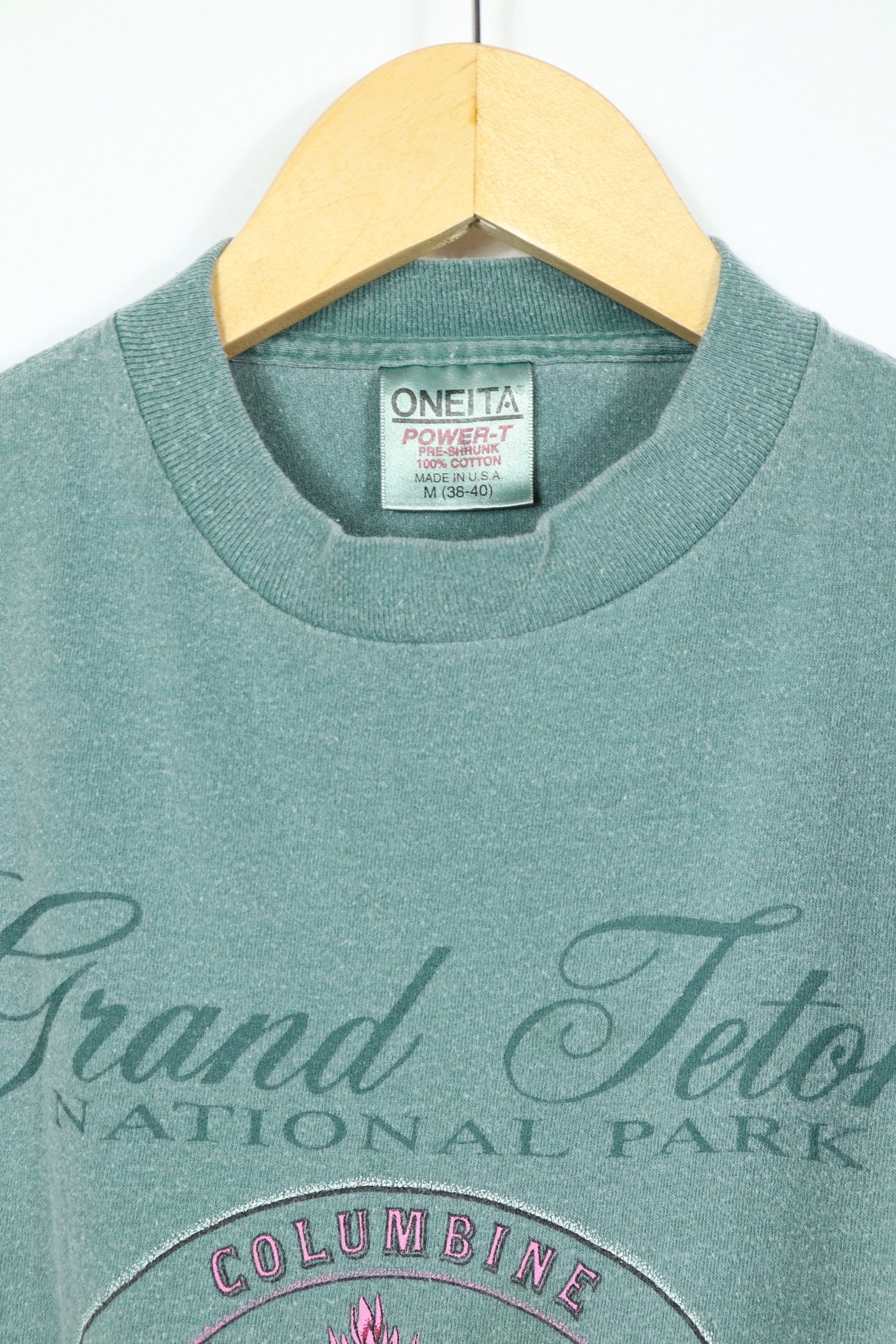 Vintage Faded Grand Teton Nation Park Tee