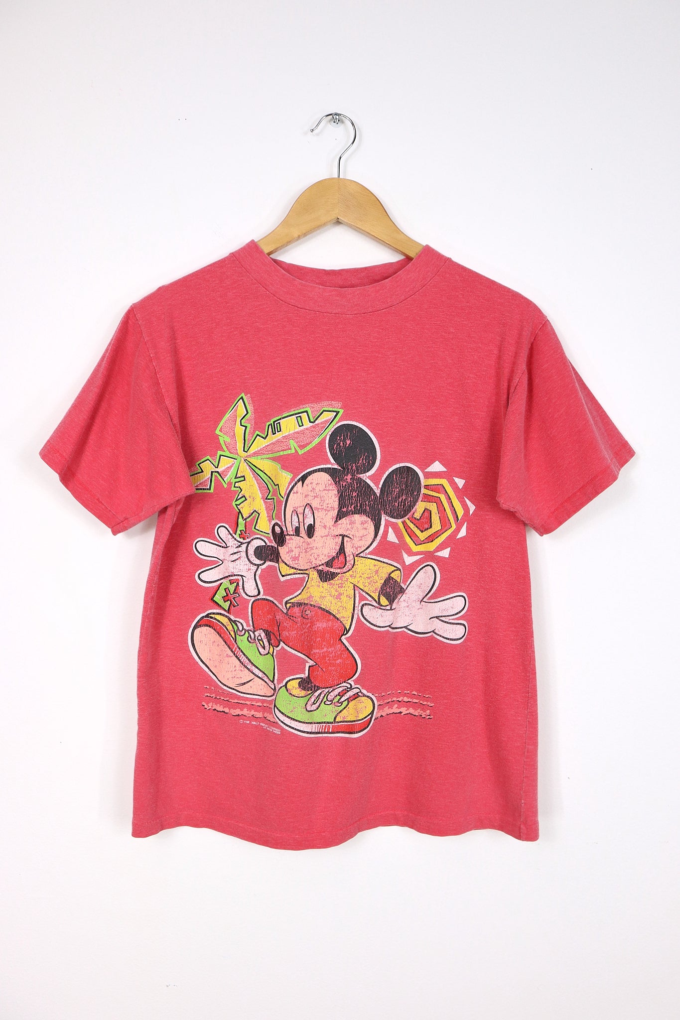 Vintage Red Mickey Mouse Tee