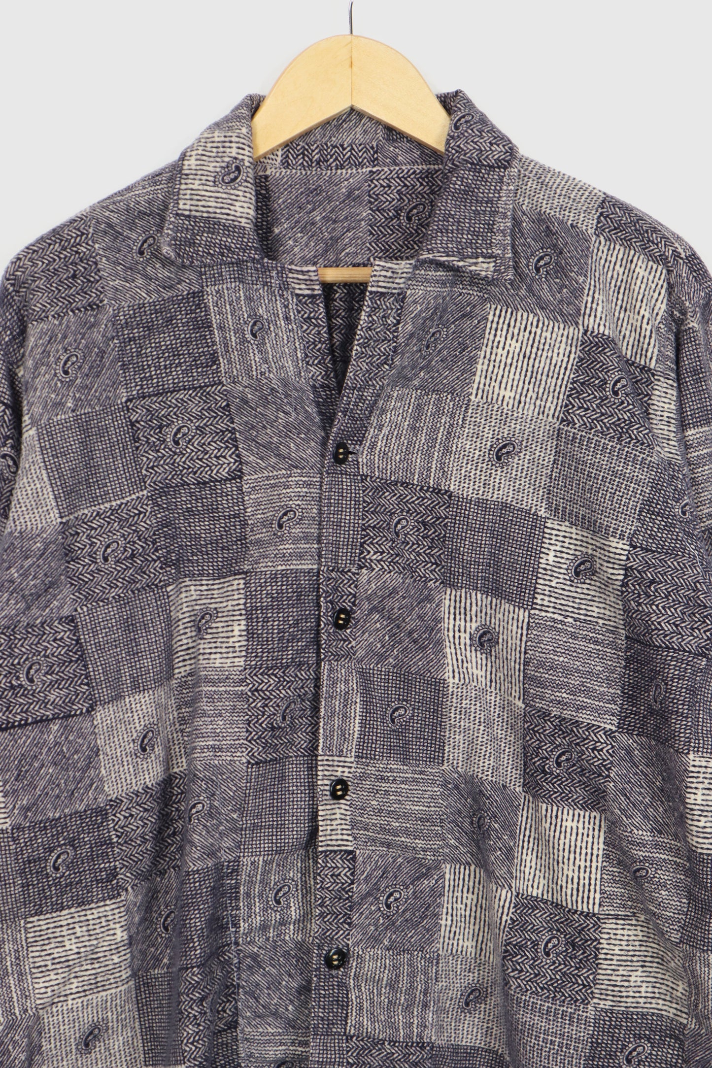 Vintage Paisley Flannel Button-Down
