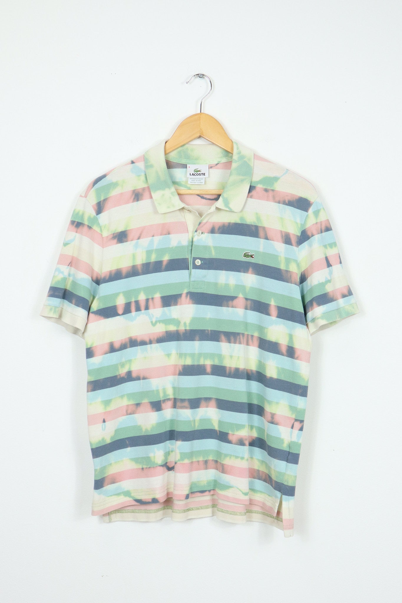 Reworked Lacoste Bleached Polo 01