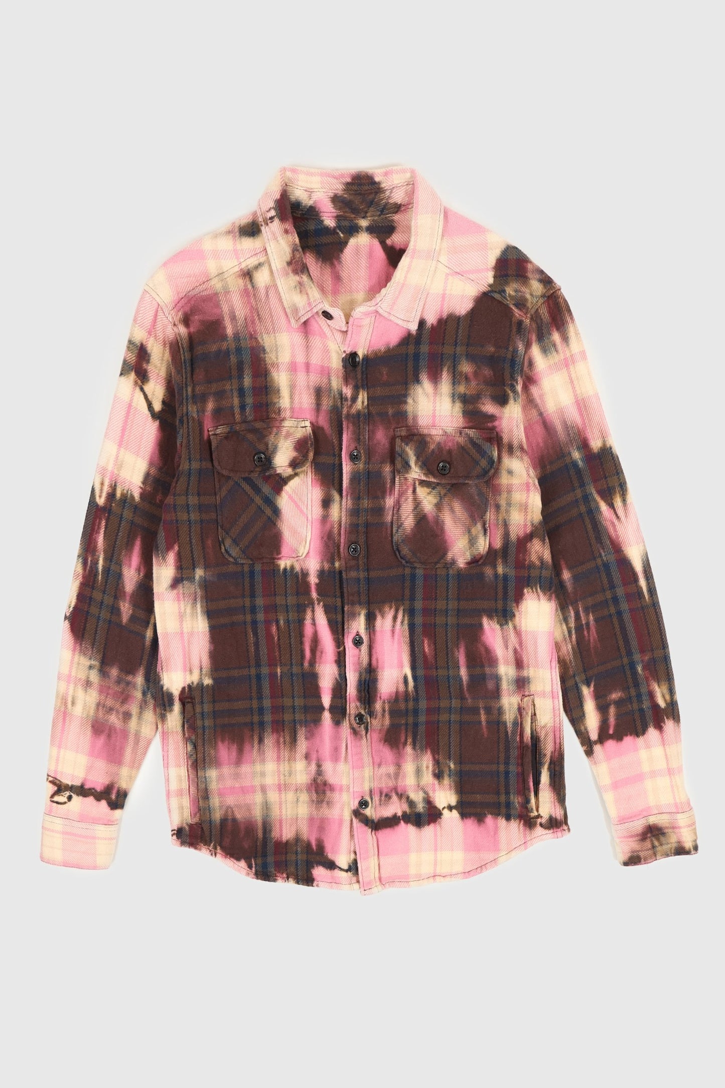 Bleached Heavyweight Button Down Shirt Image 0