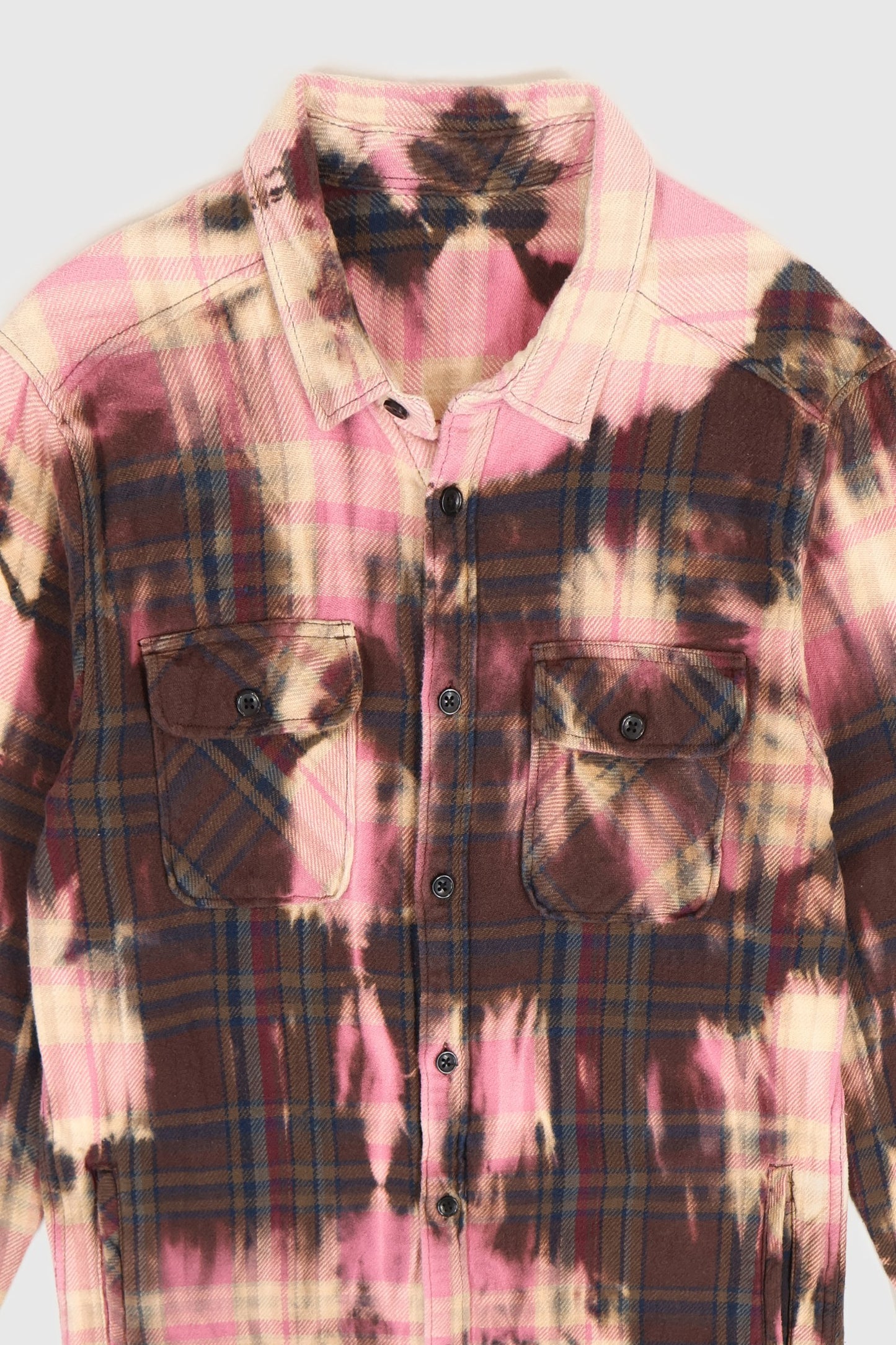 Bleached Heavyweight Button Down Shirt Image 1