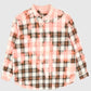 Bleached Flannel Button Down Shirt Image 1