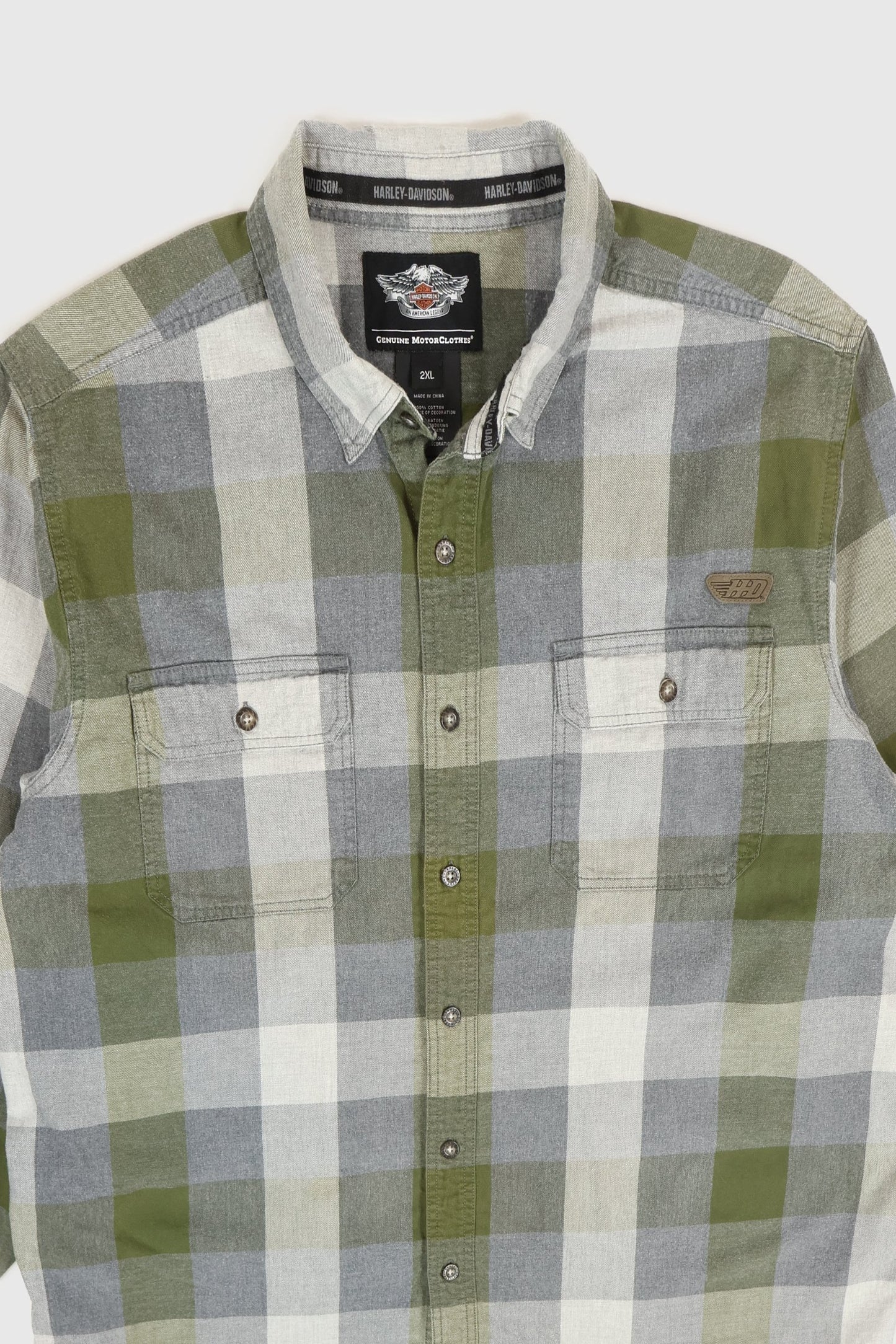Y2K Harley-Davidson Button Down Shirt Image 2