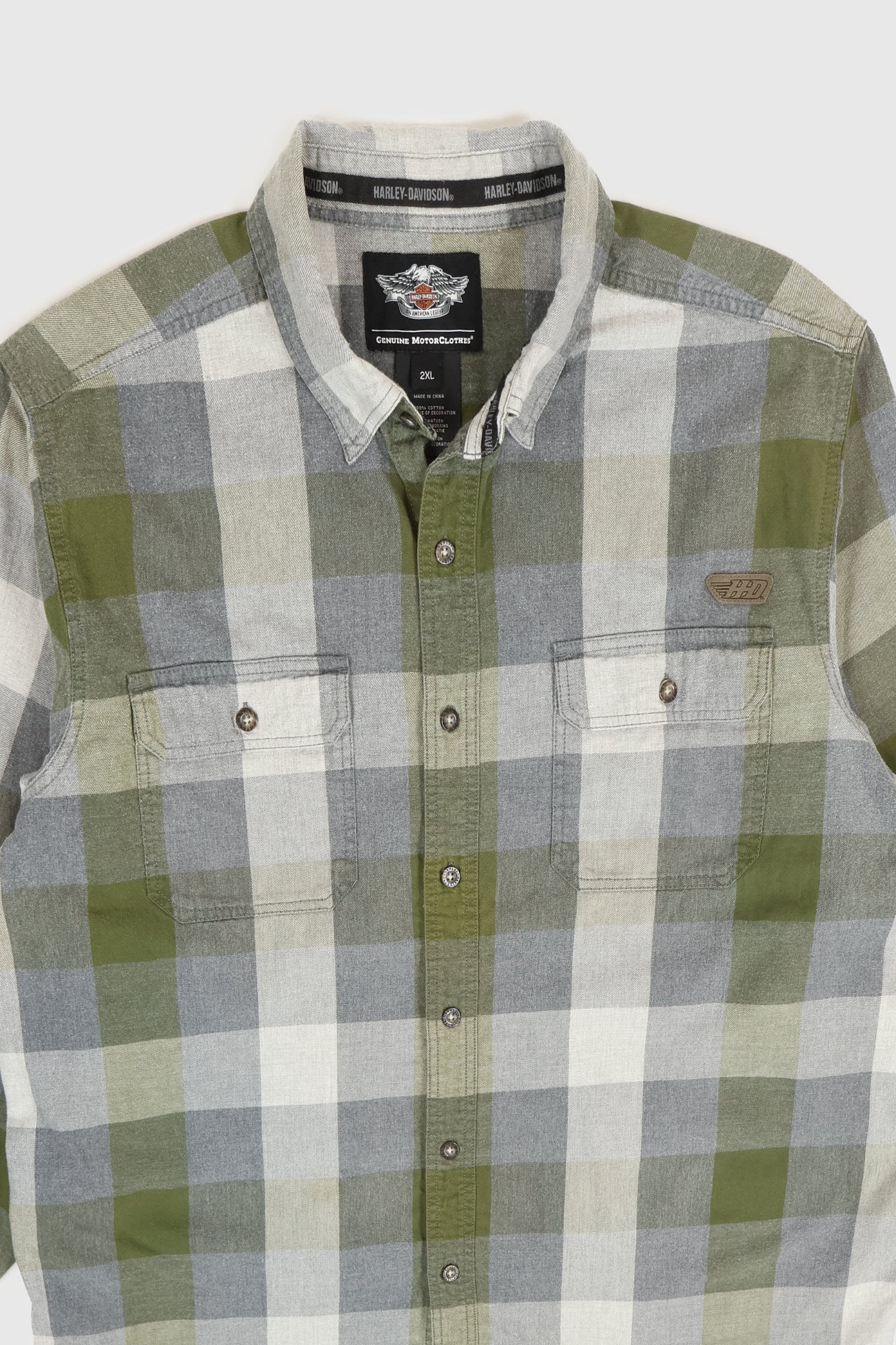 Y2K Harley-Davidson Button Down Shirt Image 2