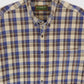 Vintage Blue Plaid Button Down Shirt Image 1