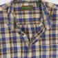 Vintage Blue Plaid Button Down Shirt Image 2