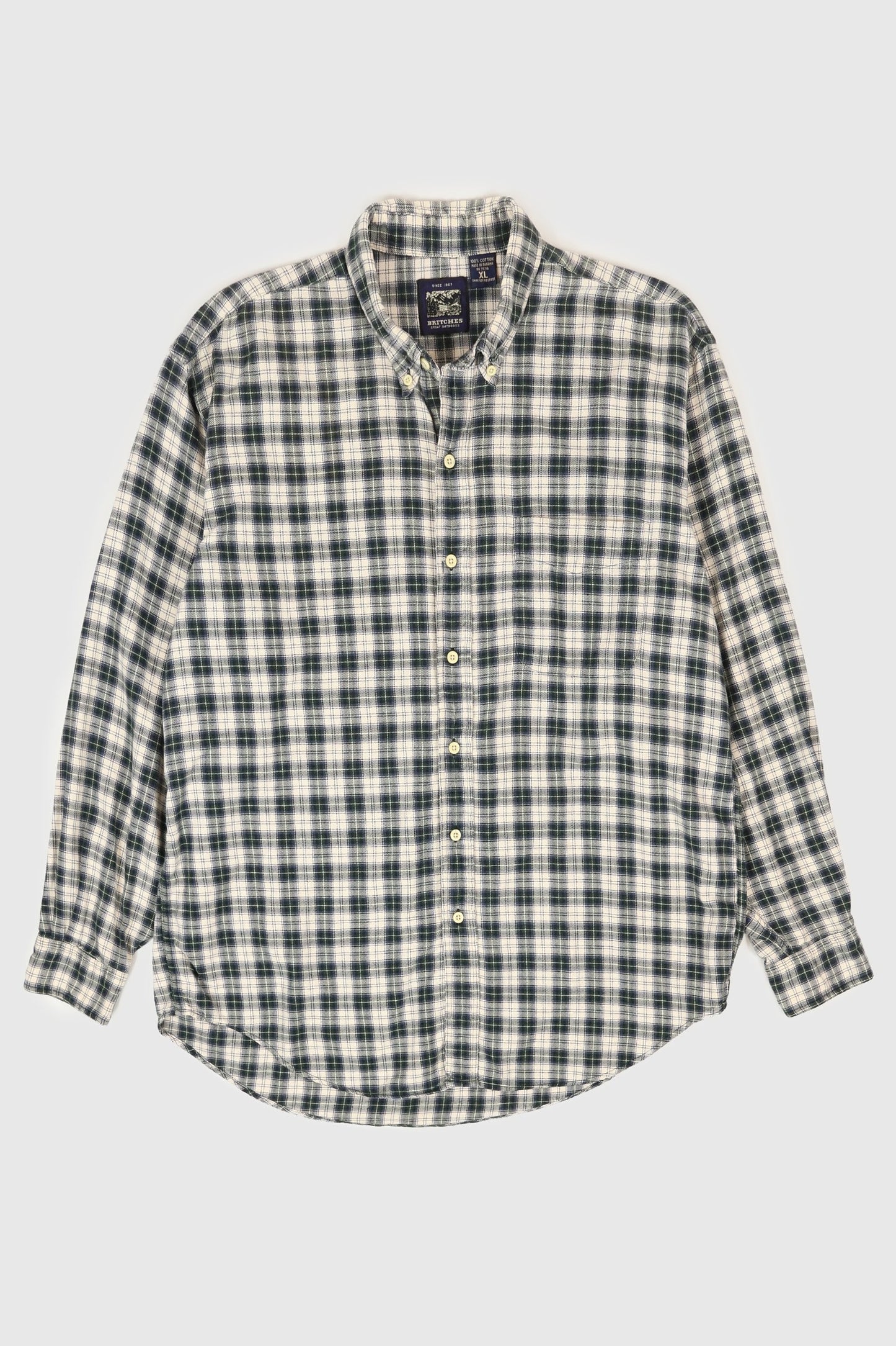 Vintage Plaid Button Down Shirt Image 0