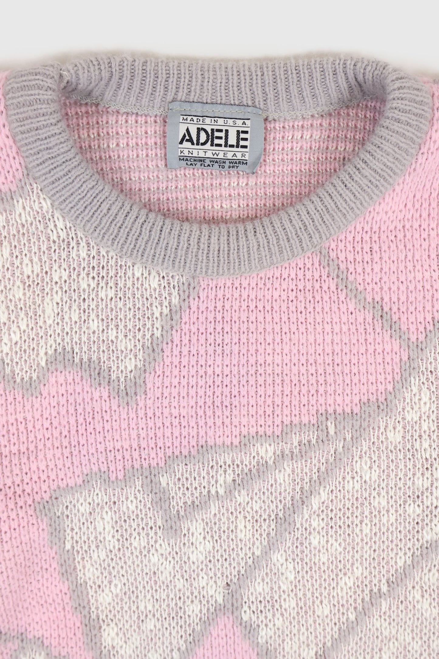 Vintage Geometric Pattern Sweater Image 1