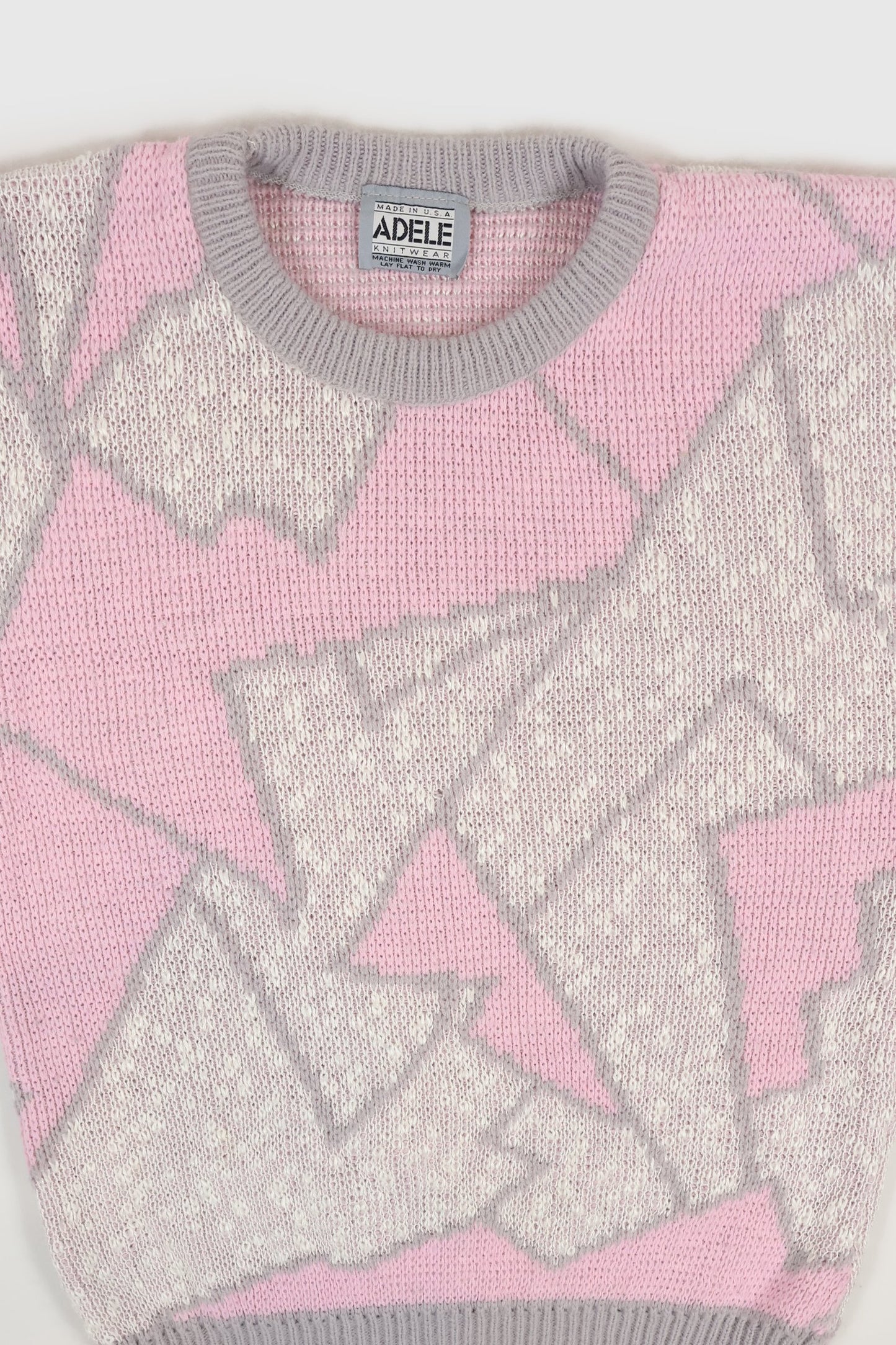 Vintage Geometric Pattern Sweater Image 2
