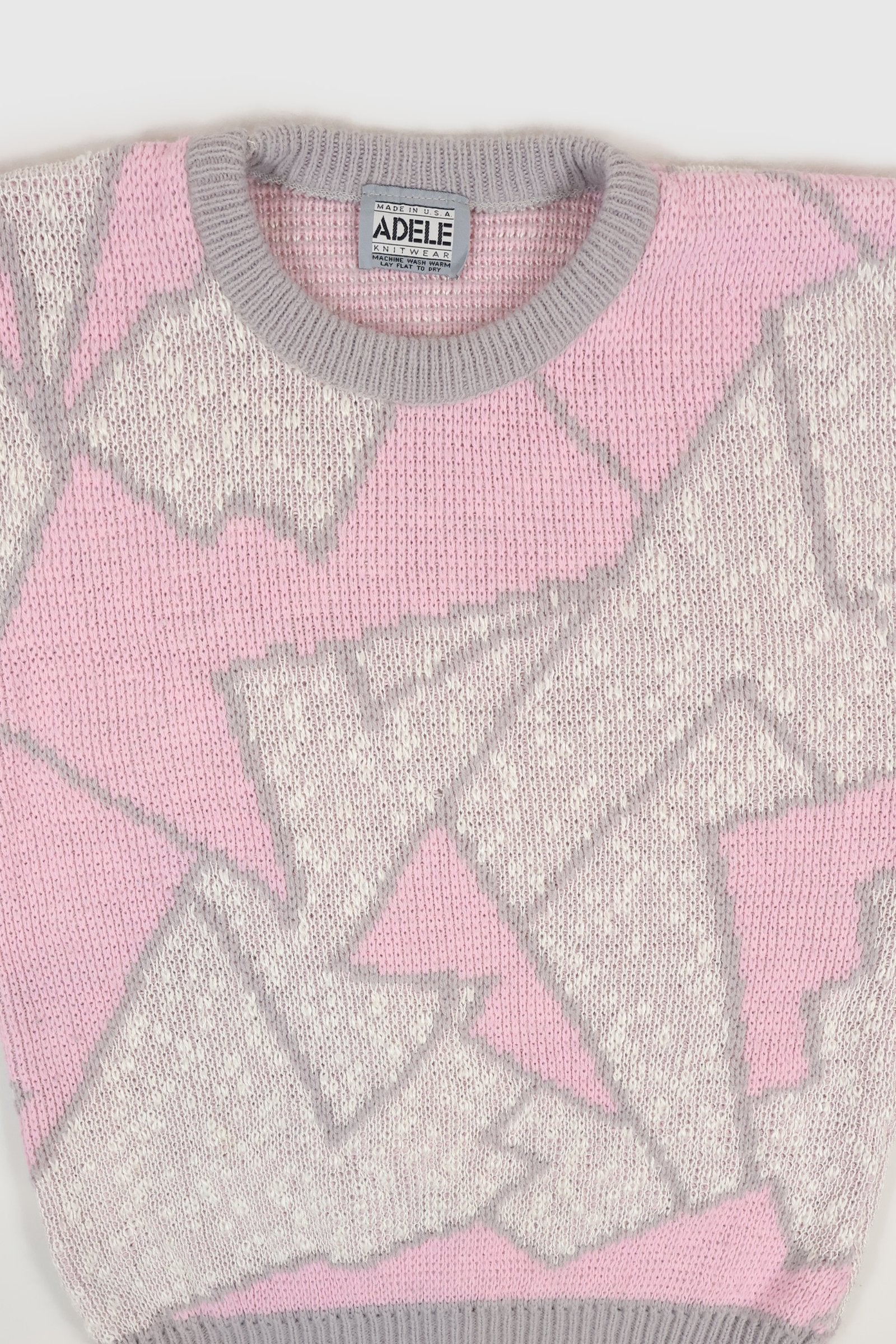 Vintage Geometric Pattern Sweater Image 2