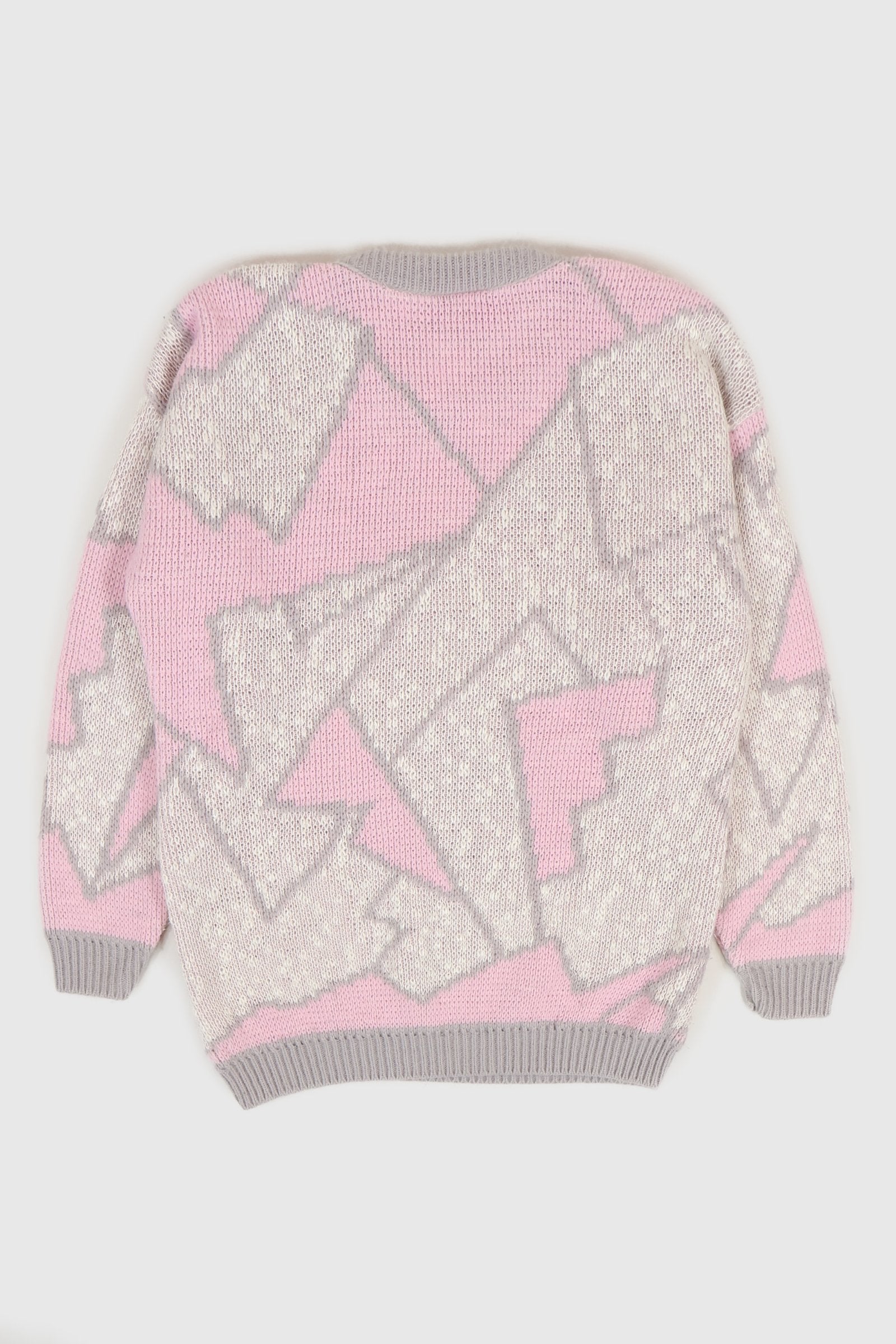 Vintage Geometric Pattern Sweater Image 3