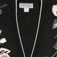 Vintage Flower Pattern Cardigan Sweater Image 2