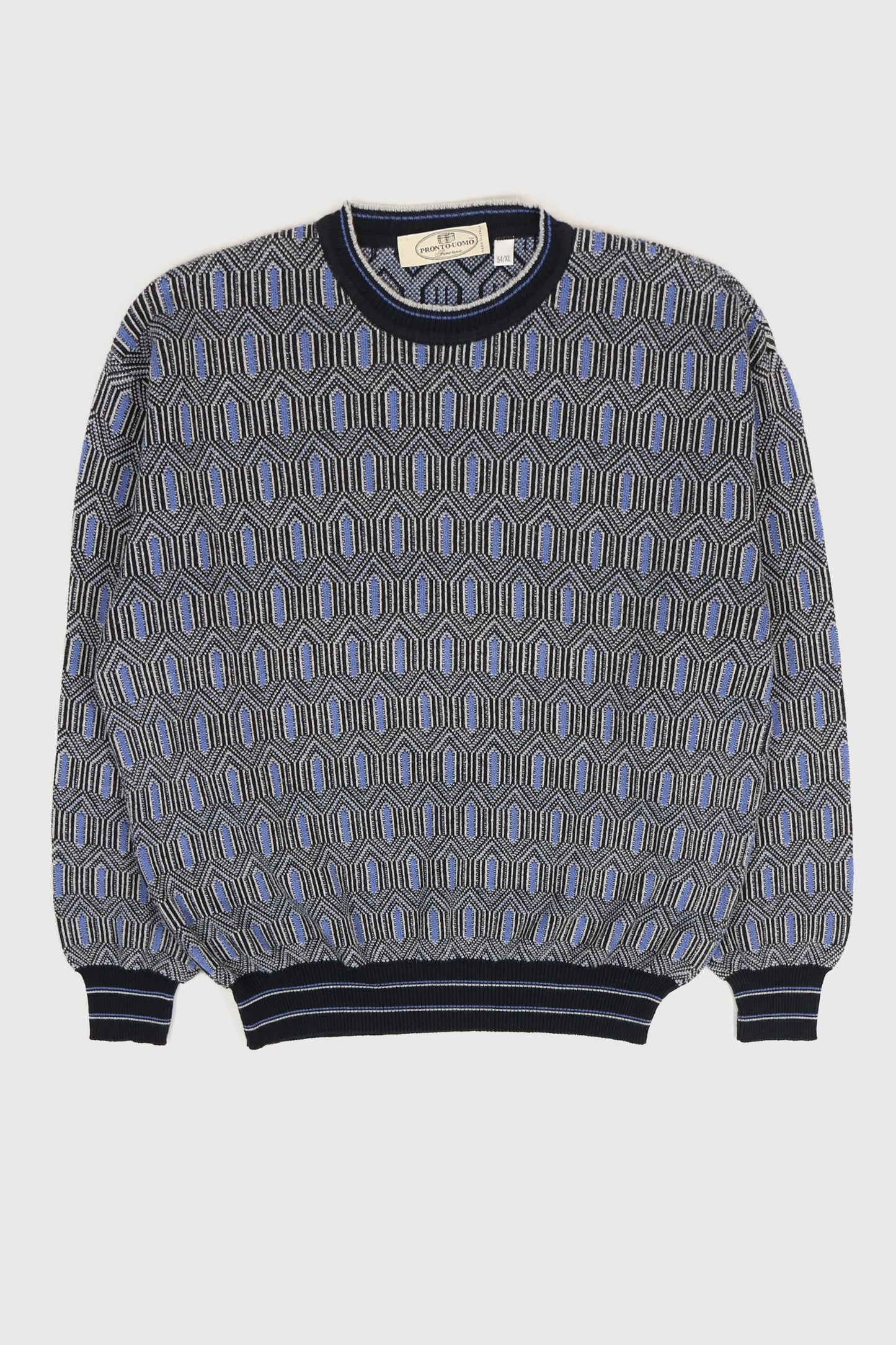 Vintage Geometric Pattern Sweater Image 0