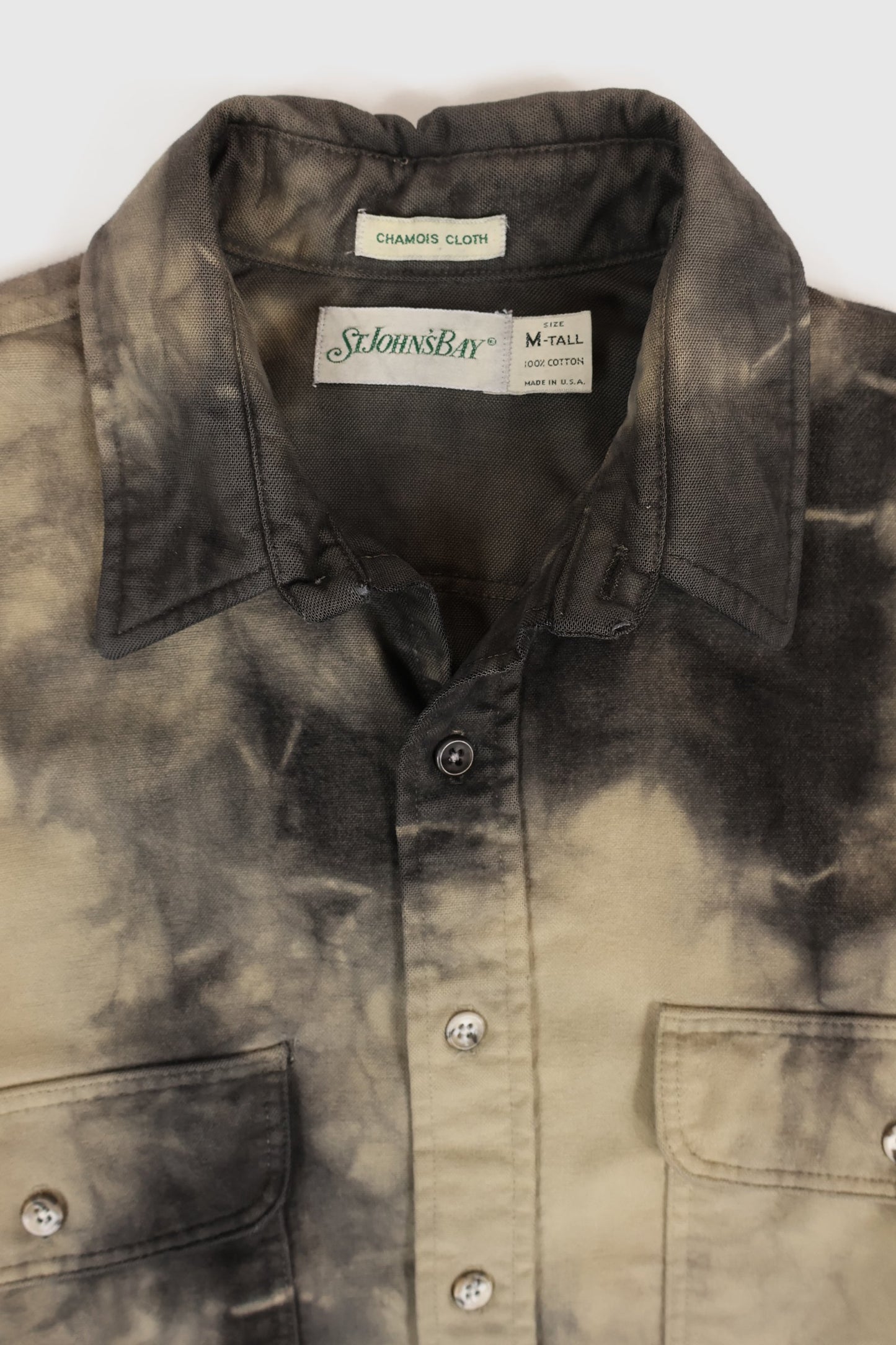 Reworked Dyed Button Down Shirt Image 3